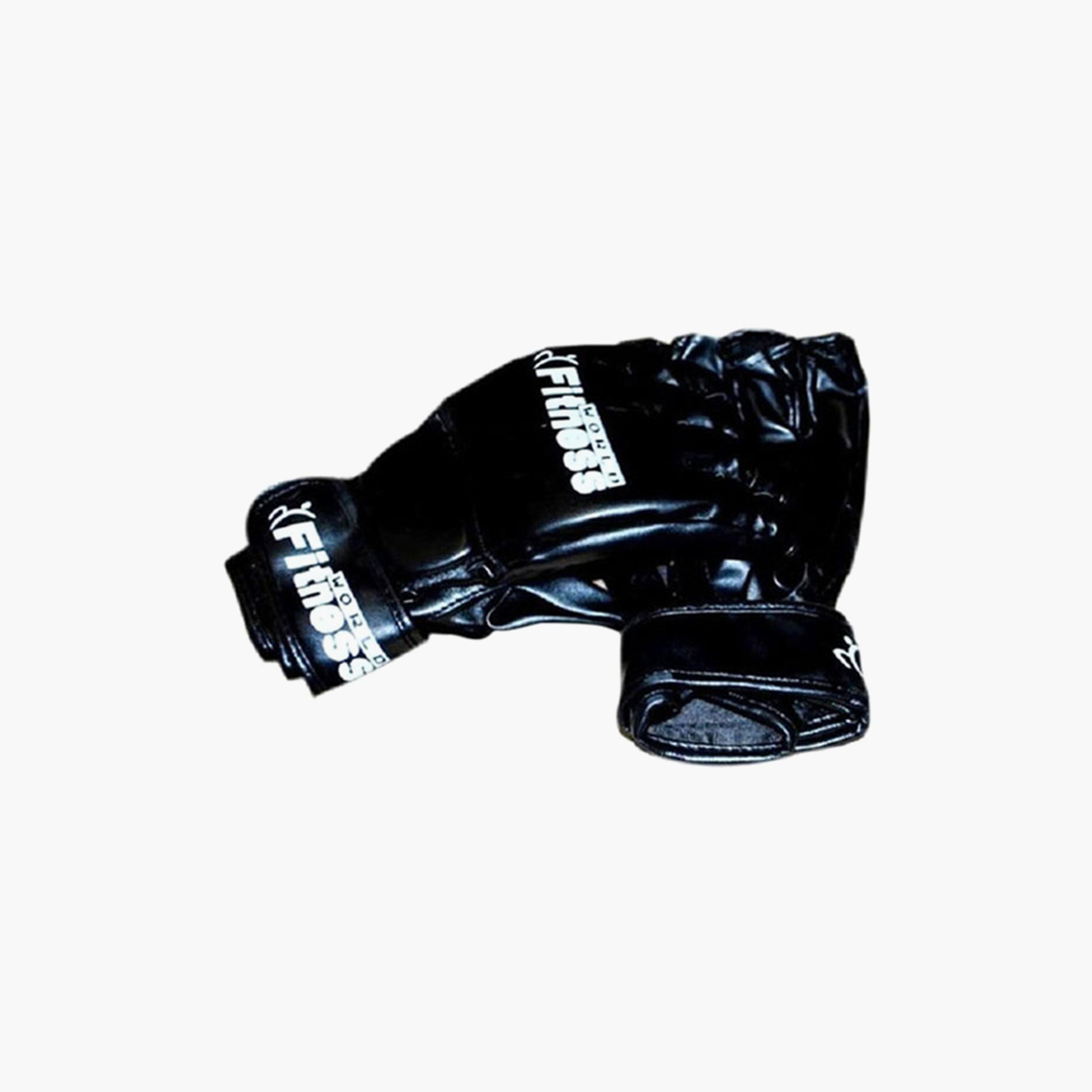 Full Finger Boxing Gloves - Black-sports-gear-gym-image-2