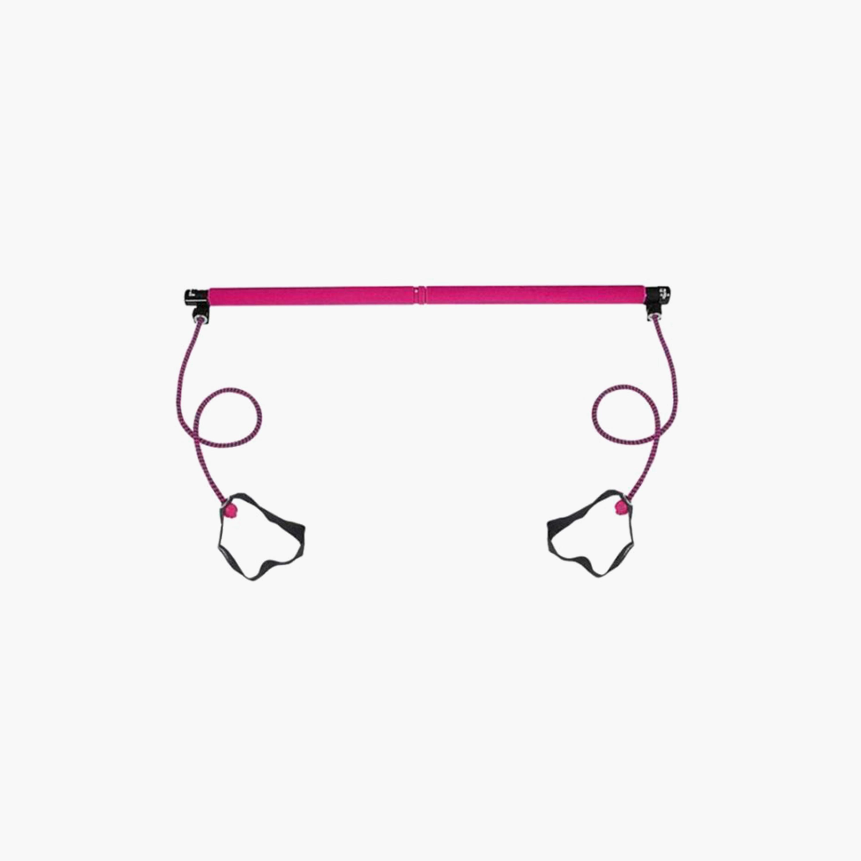 Biceps And Chest Exercise Bar - Pink-sports-gear-gym-image-1