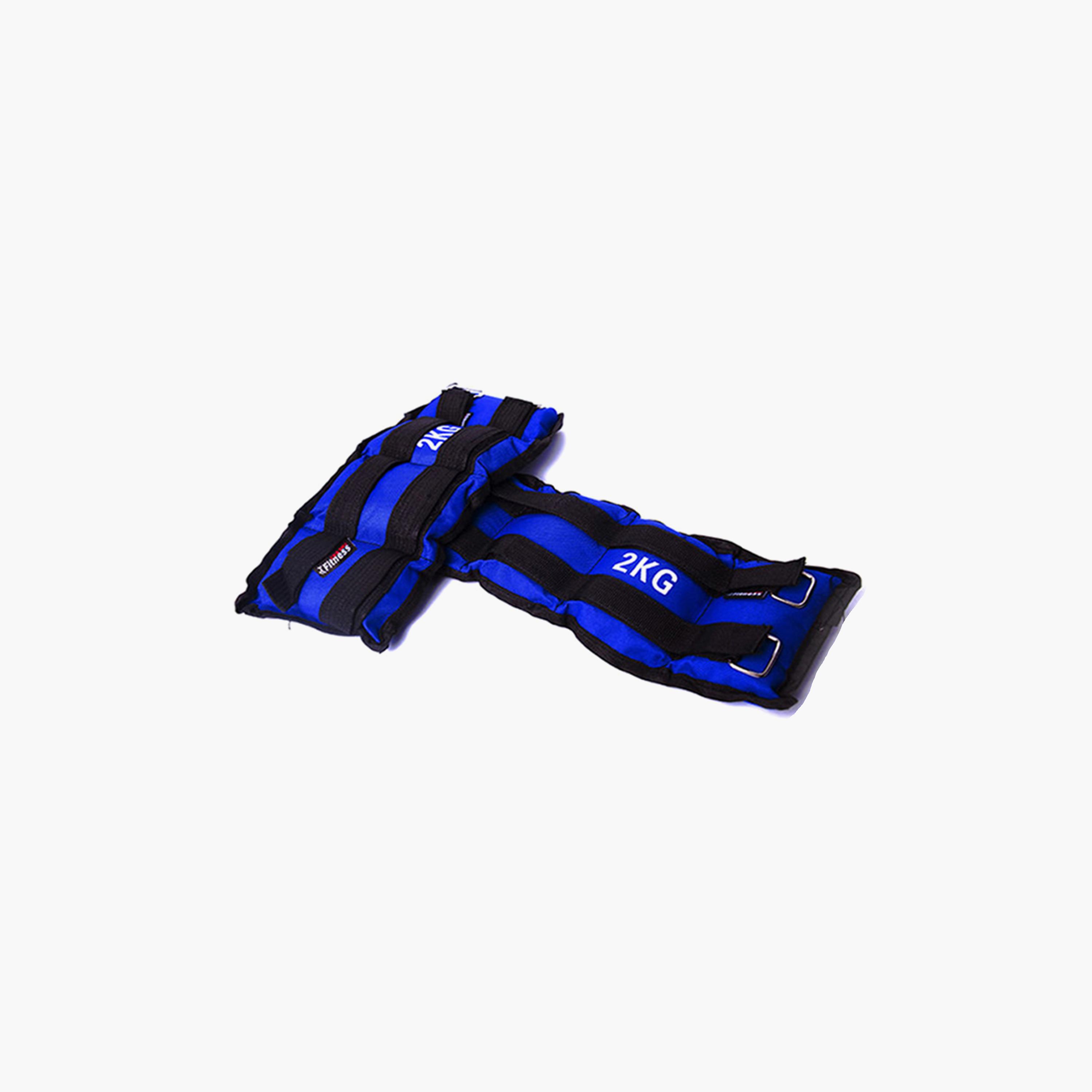 Sand Weights Bags Set, 2 Kg, 2-Piece - Blue-sports-gear-gym-image-2