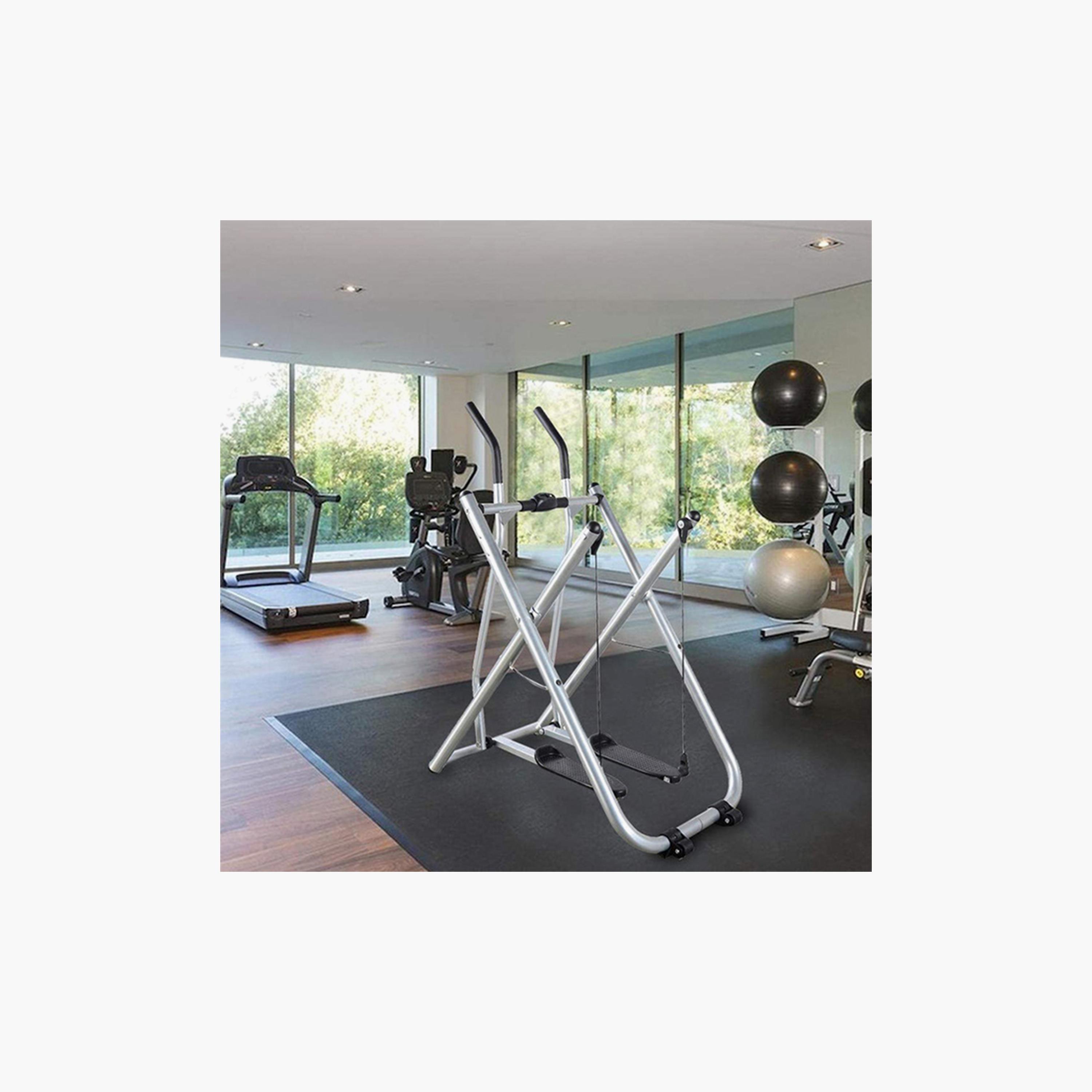 Elliptical Trainer, 42.9 x 28.3 x 52.3 inch - Grey and Black-sports-gear-gym-image-2