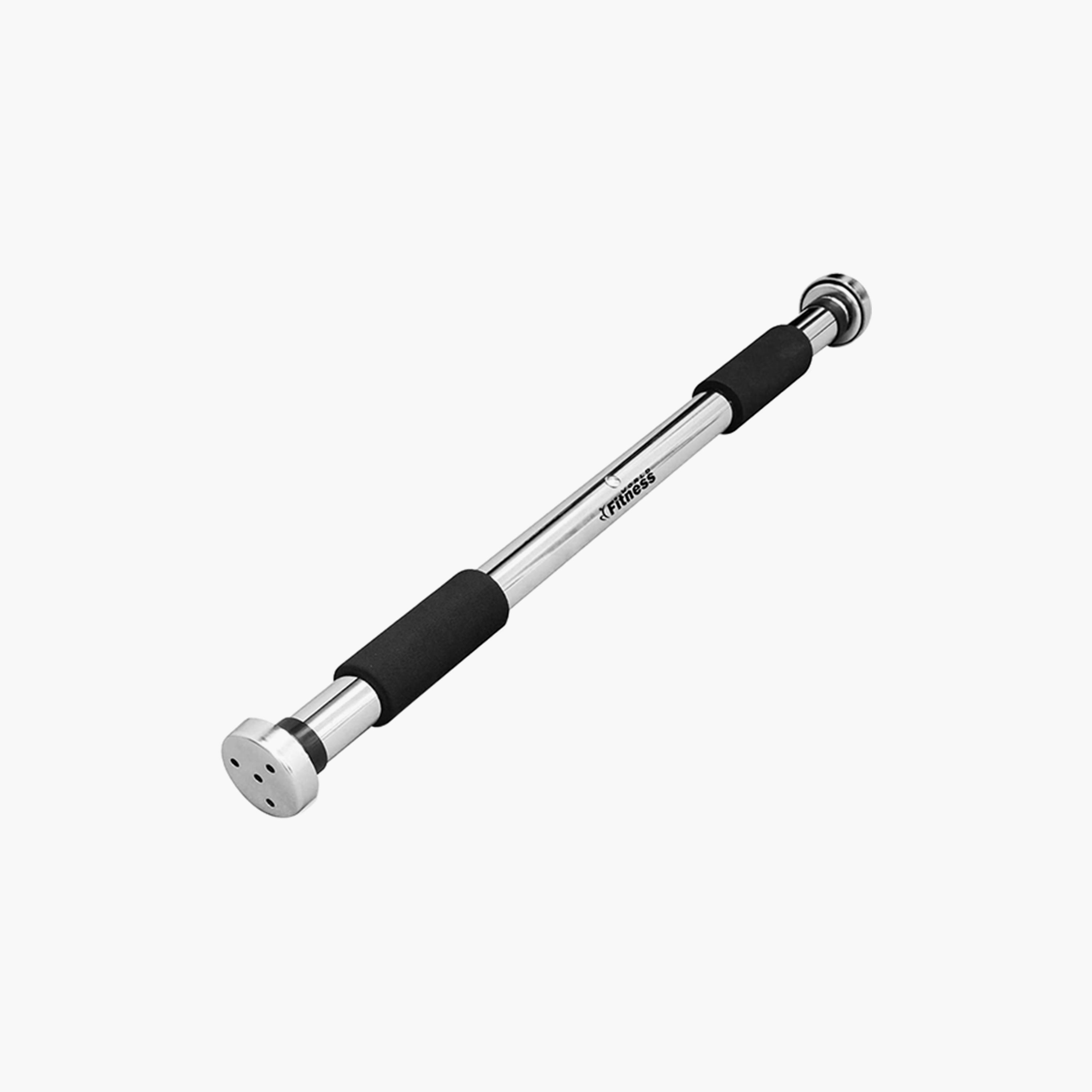 Iron Pull-Up Bar - Silver and Black-sports-gear-gym-image-1