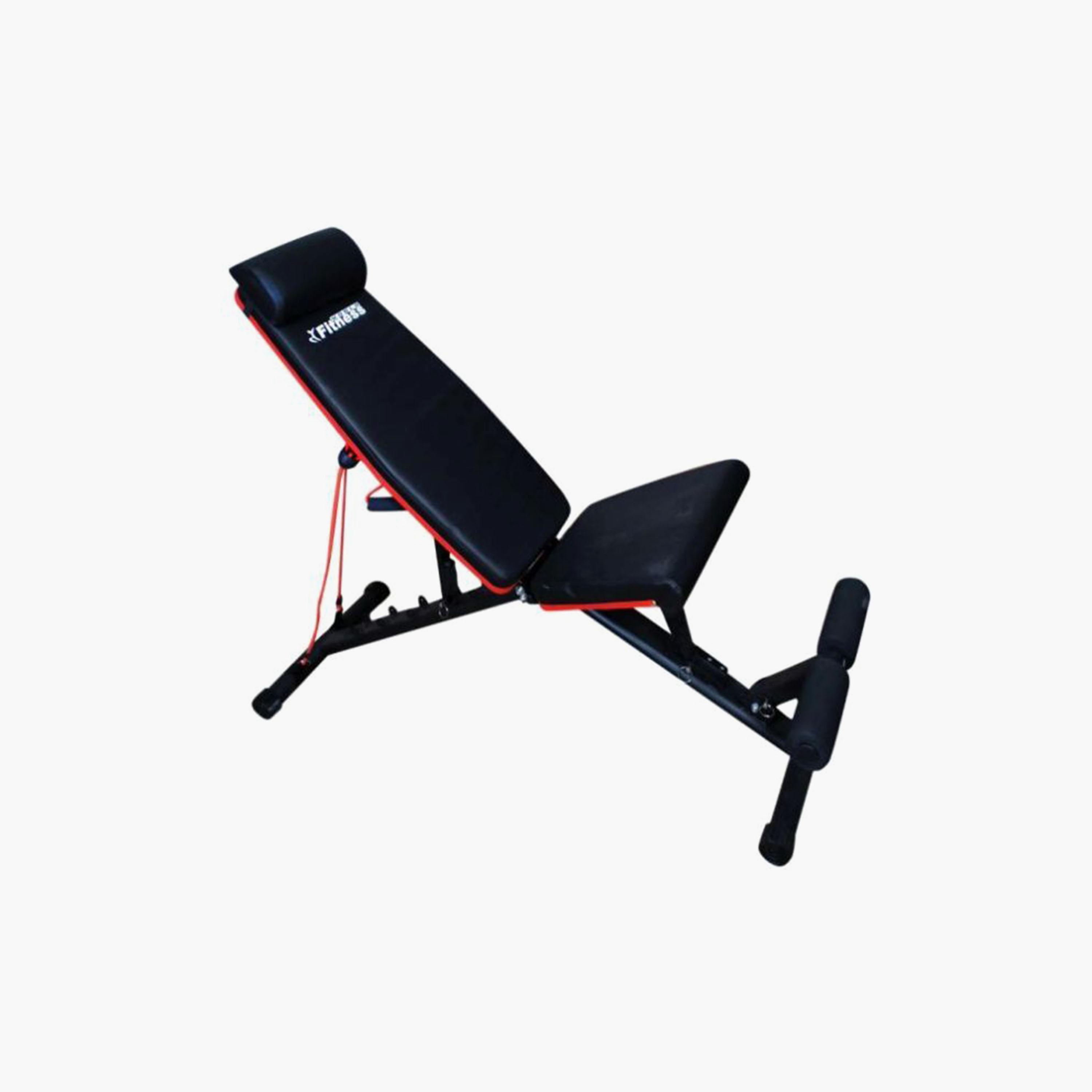 Adjustable Fitness Bench - Black-sports-gear-gym-image-1