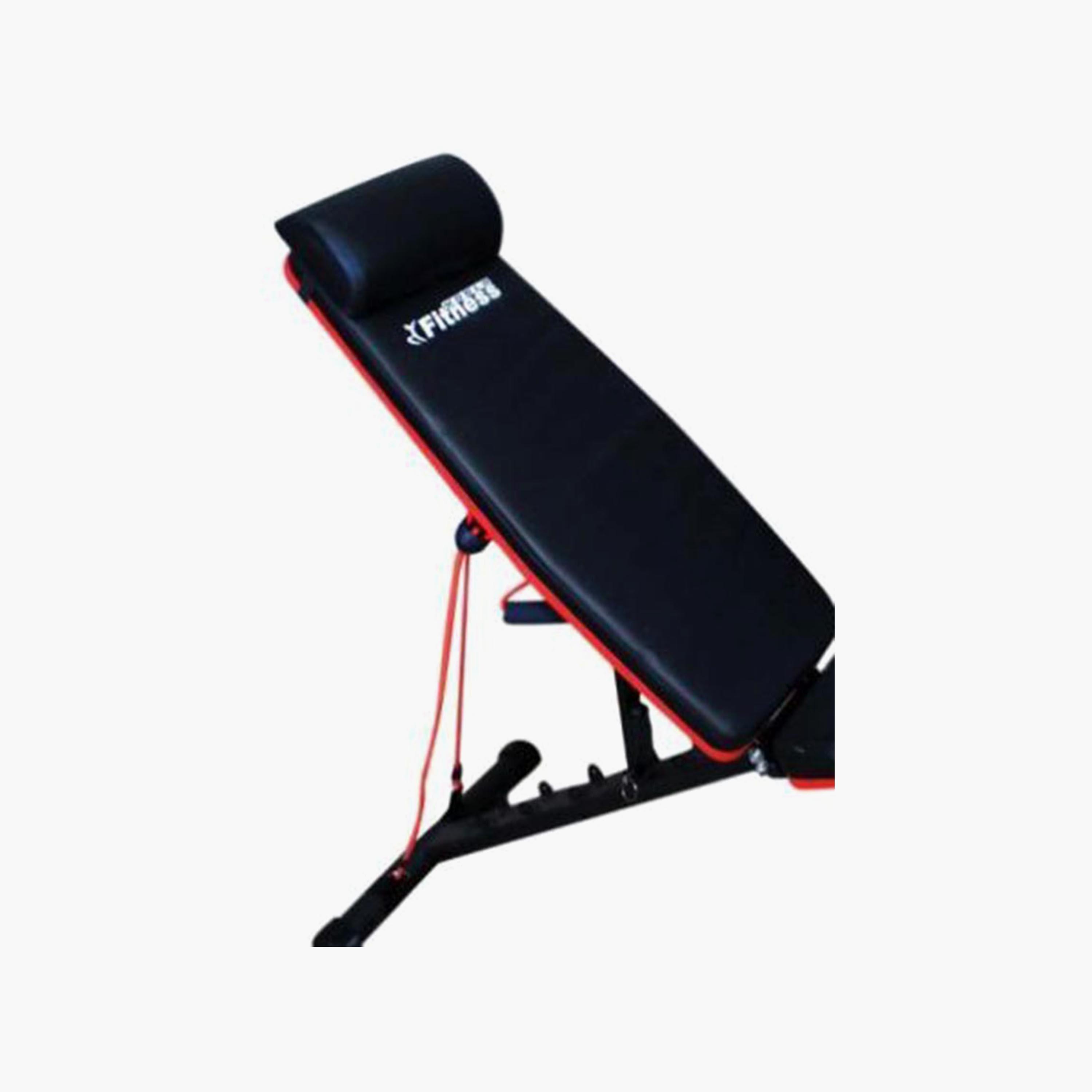 Adjustable Fitness Bench - Black-sports-gear-gym-image-3