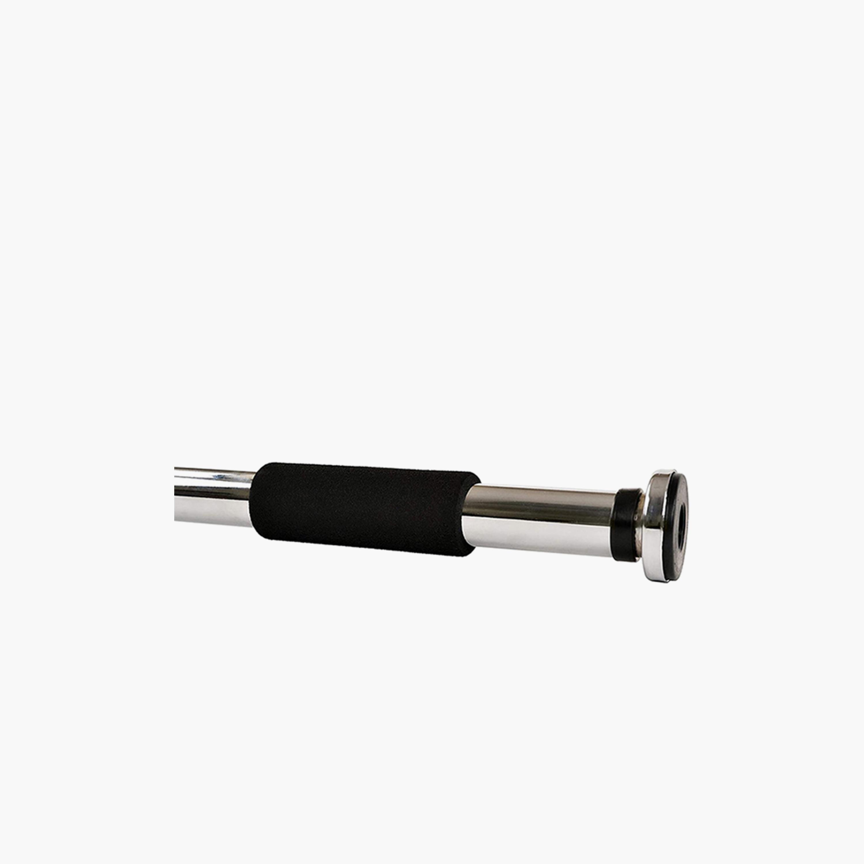 Fitness Pull Up Bar - Silver and Black-sports-gear-gym-image-4
