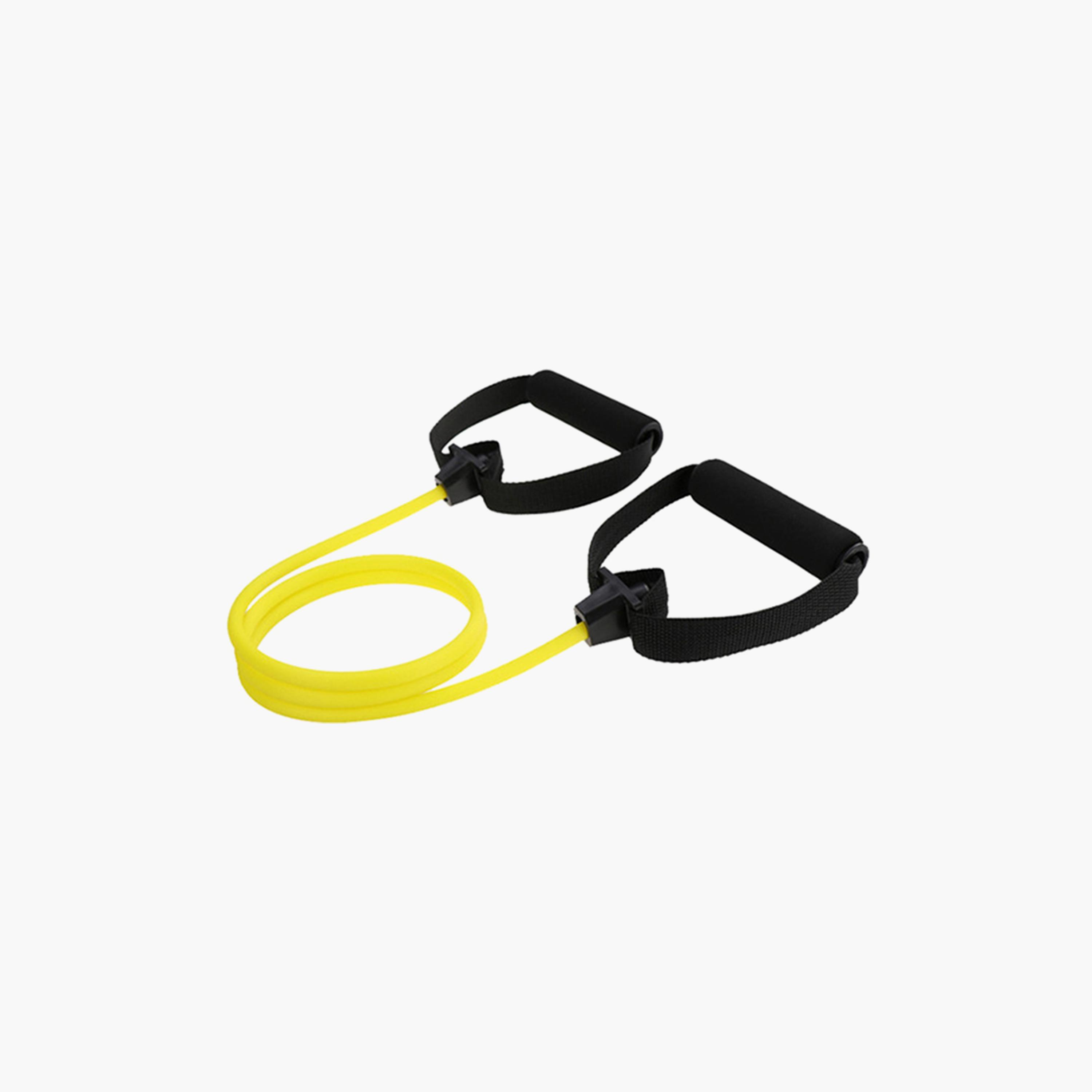 Rope Resistance Exercise Band, 1.2 Meter - Yellow-sports-gear-gym-image-1