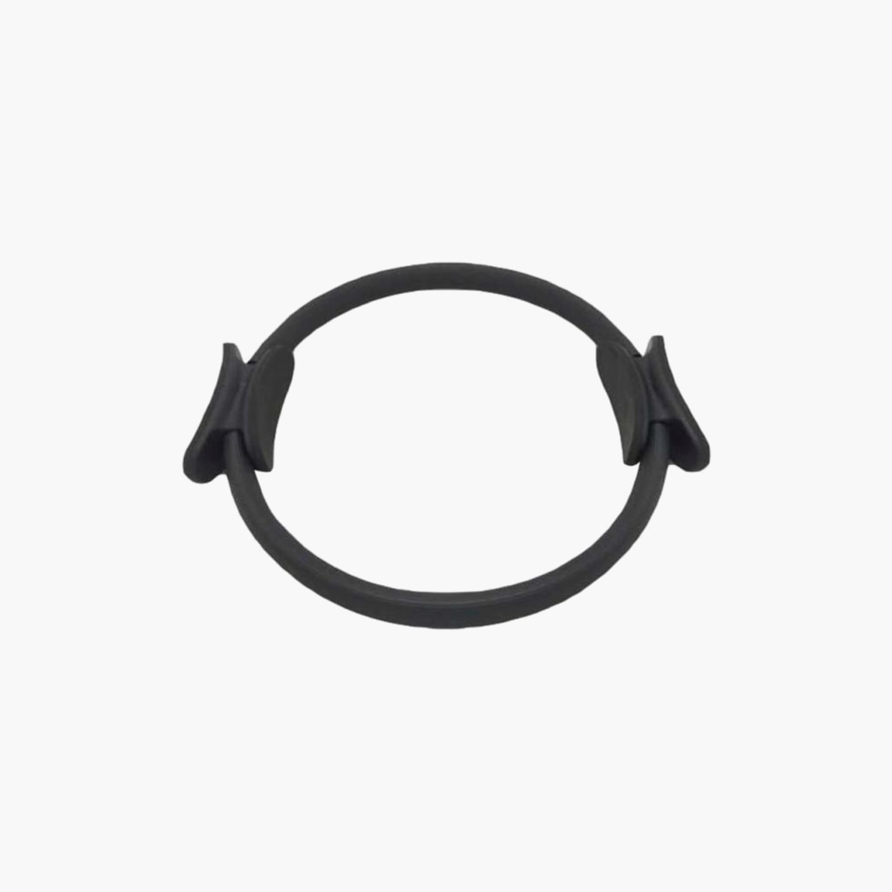 Lightweight Slimming Circle Yoga Ring, 12 inch - Black-sports-gear-gym-image-2