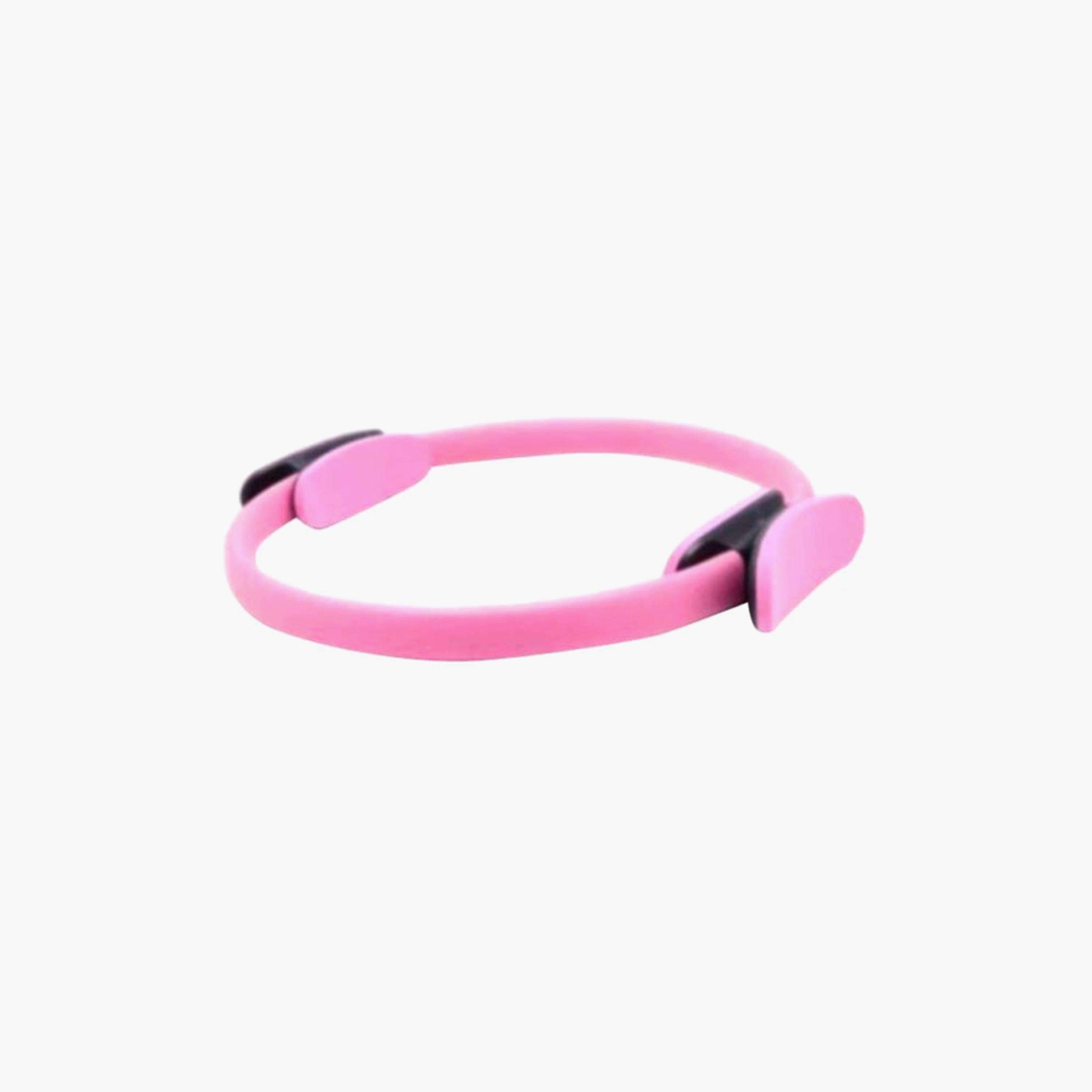Lightweight Slimming Circle Yoga Ring, 32 x 9 x 8 cm - Pink and Black-sports-gear-gym-image-2
