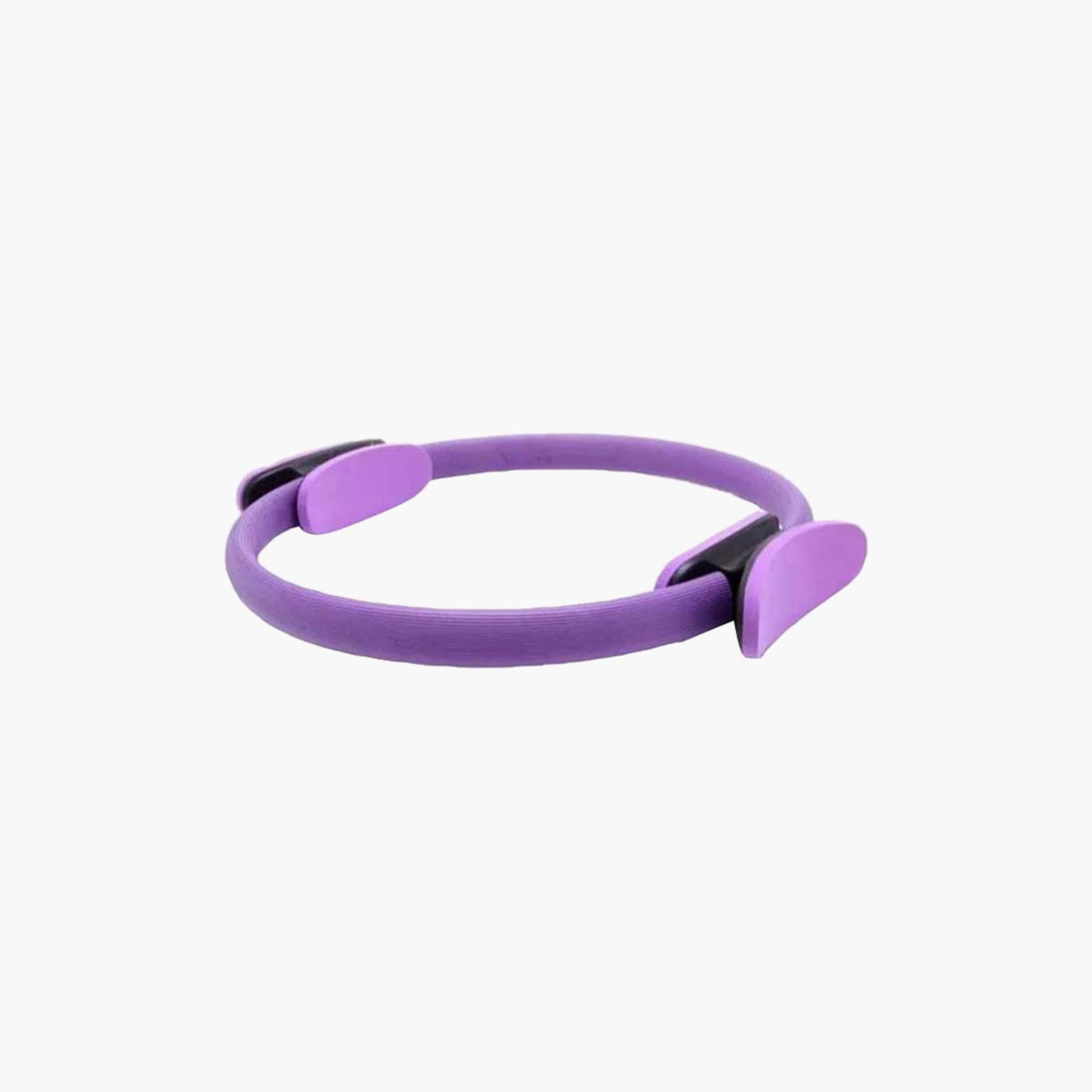 Lightweight Slimming Circle Yoga Ring, 32 x 9 x 8 cm - Purple and Black-sports-gear-gym-image-2