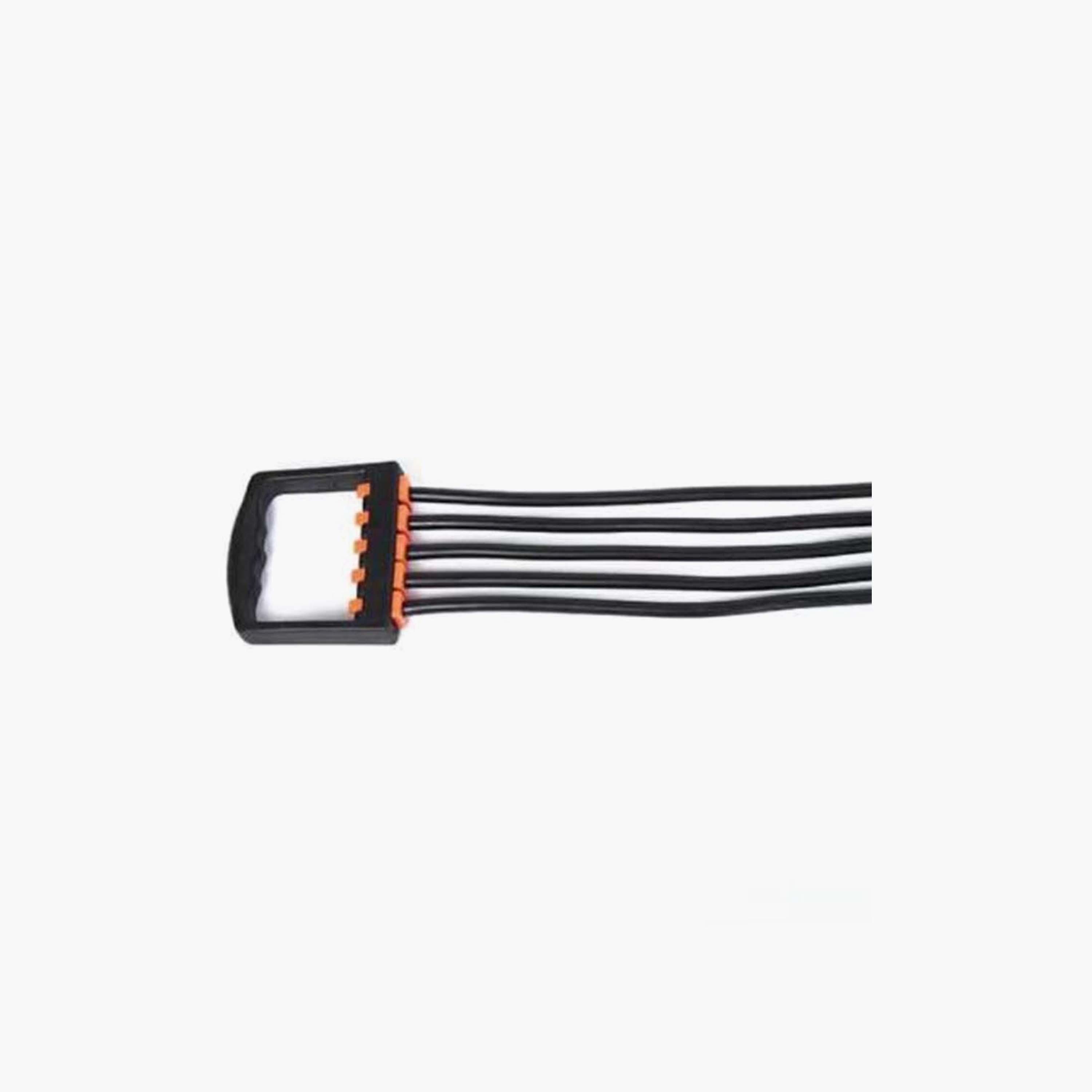 Zipper Rope Chest Expander - Black-sports-gear-gym-image-2