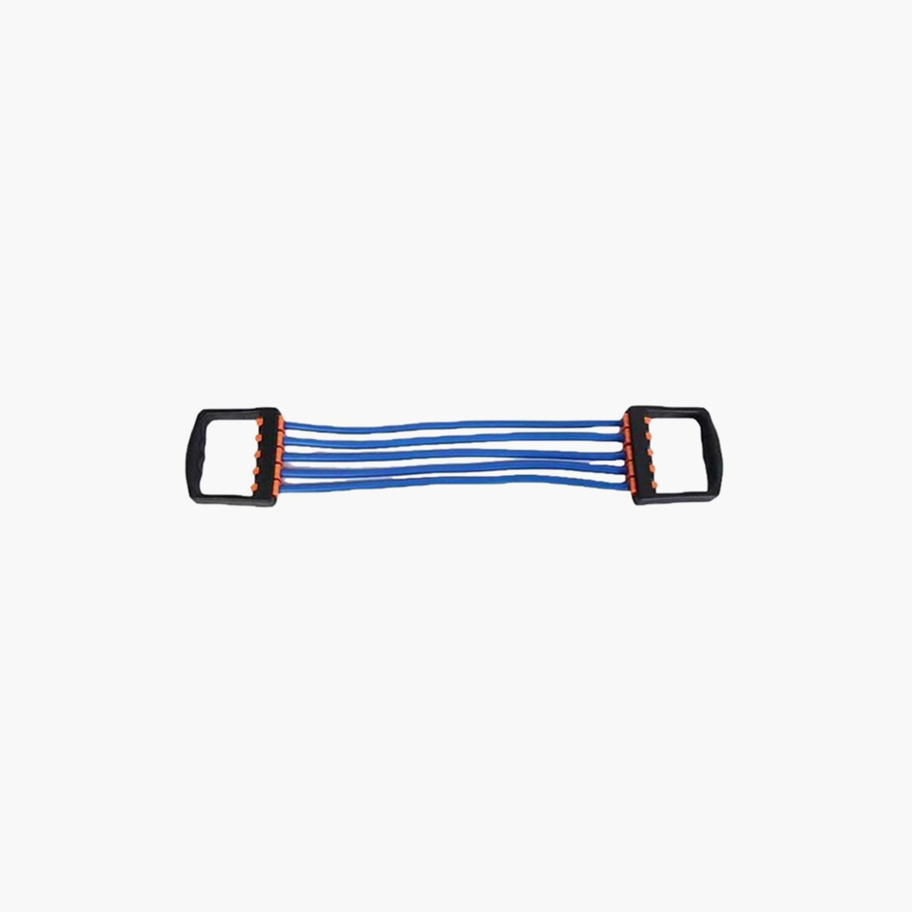 Zipper Rope Chest Expander - Blue and Black-sports-gear-gym-image-1