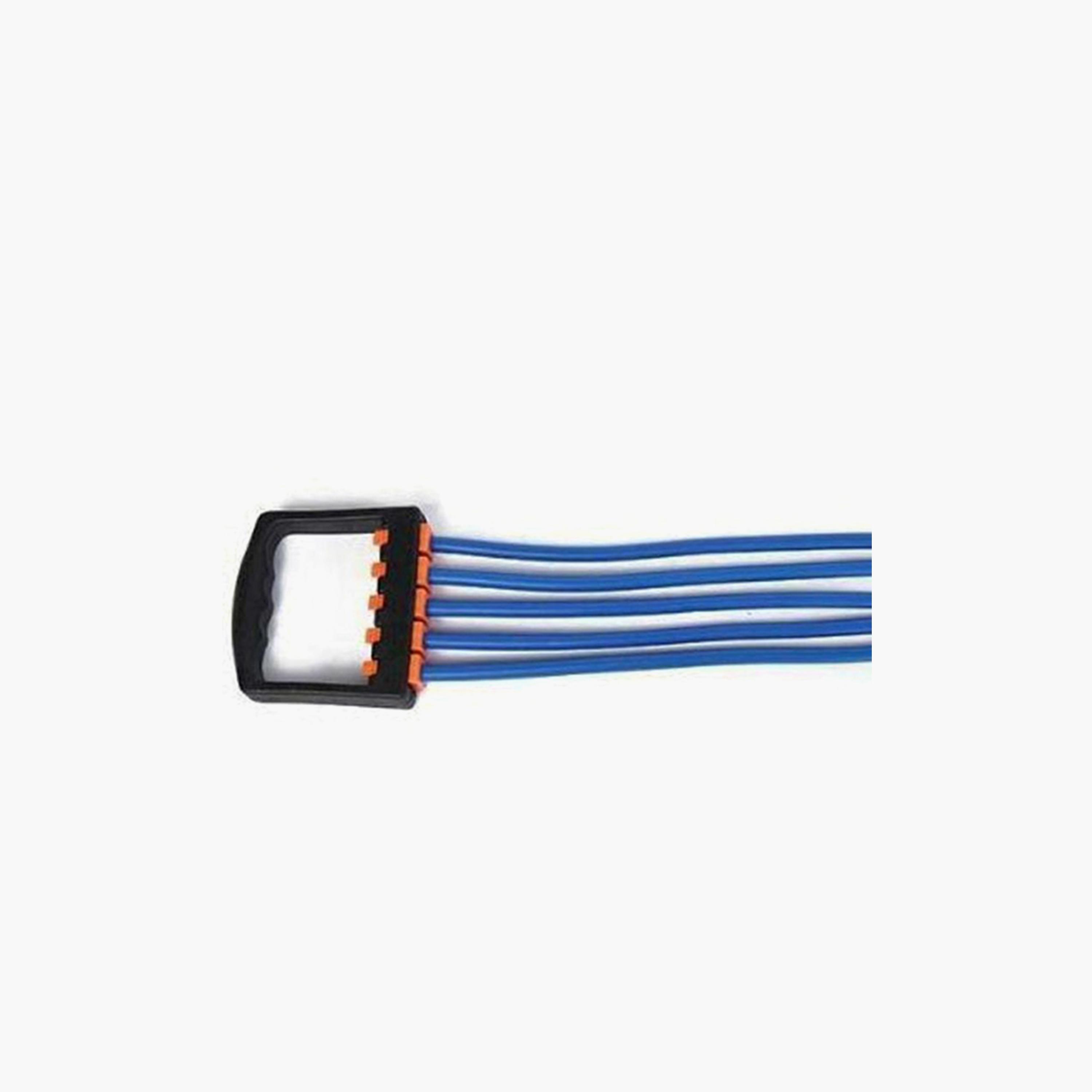 Zipper Rope Chest Expander - Blue and Black-sports-gear-gym-image-2