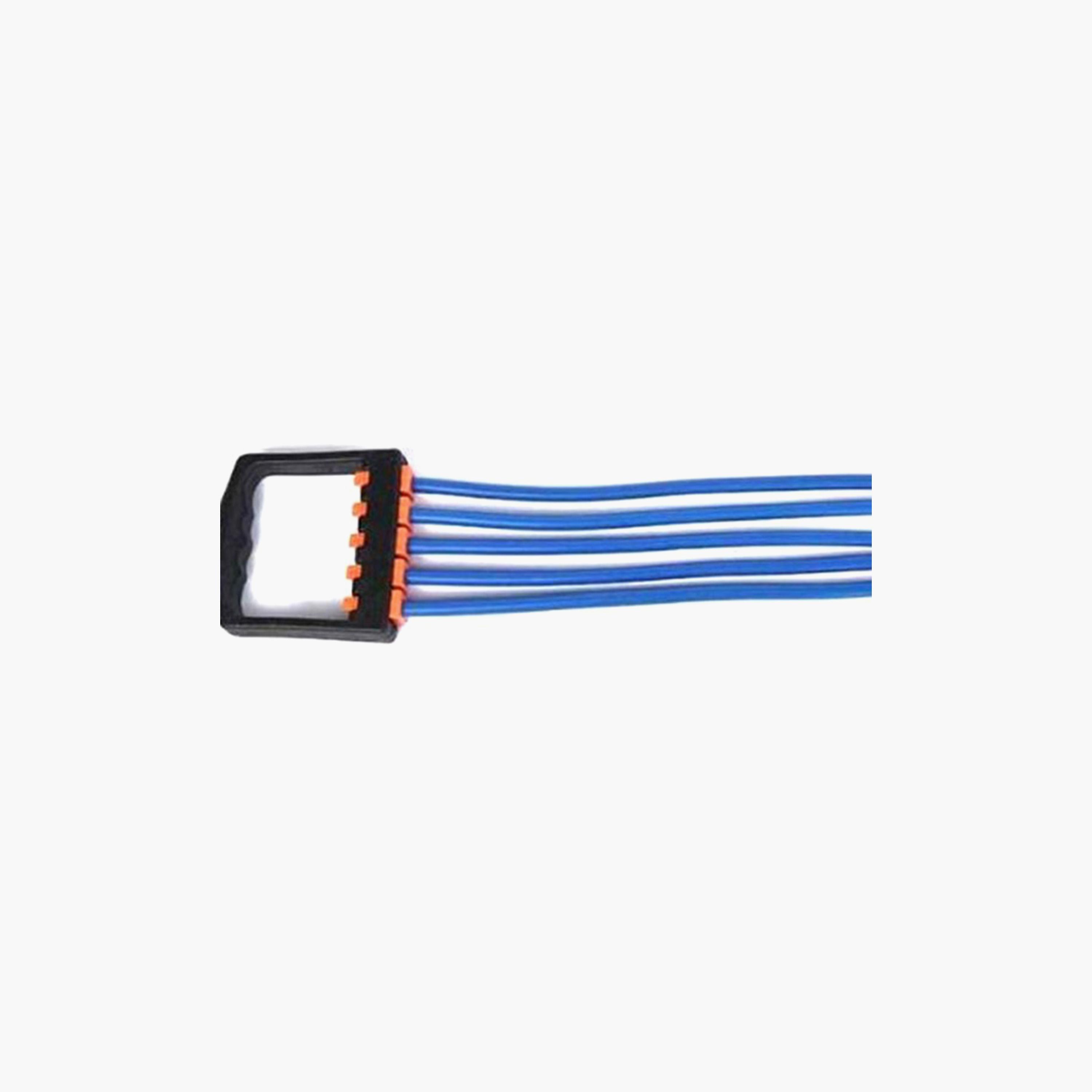 Zipper Rope Chest Expander - Blue and Black-sports-gear-gym-image-2