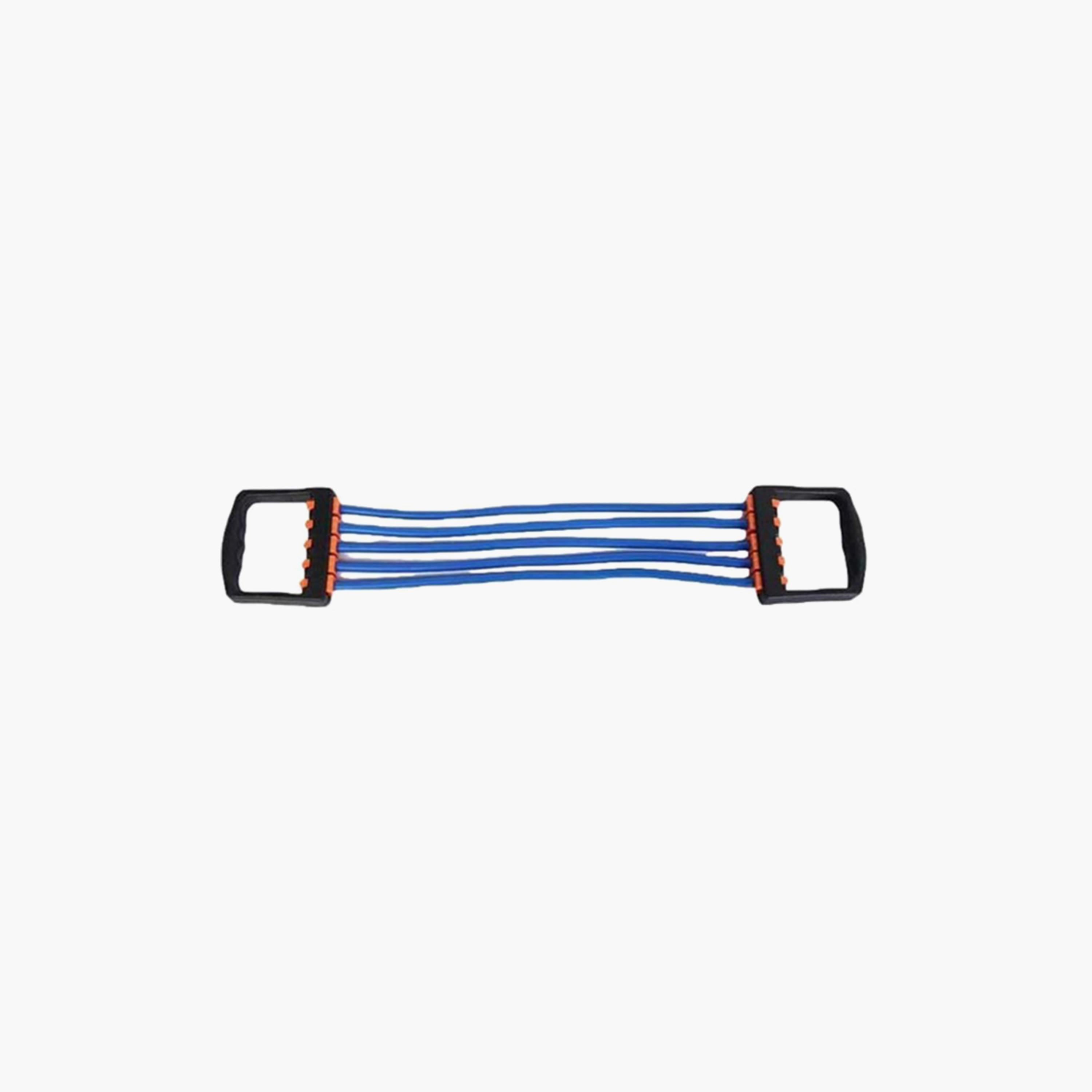 Zipper Rope Chest Expander - Blue and Black-sports-gear-gym-image-2