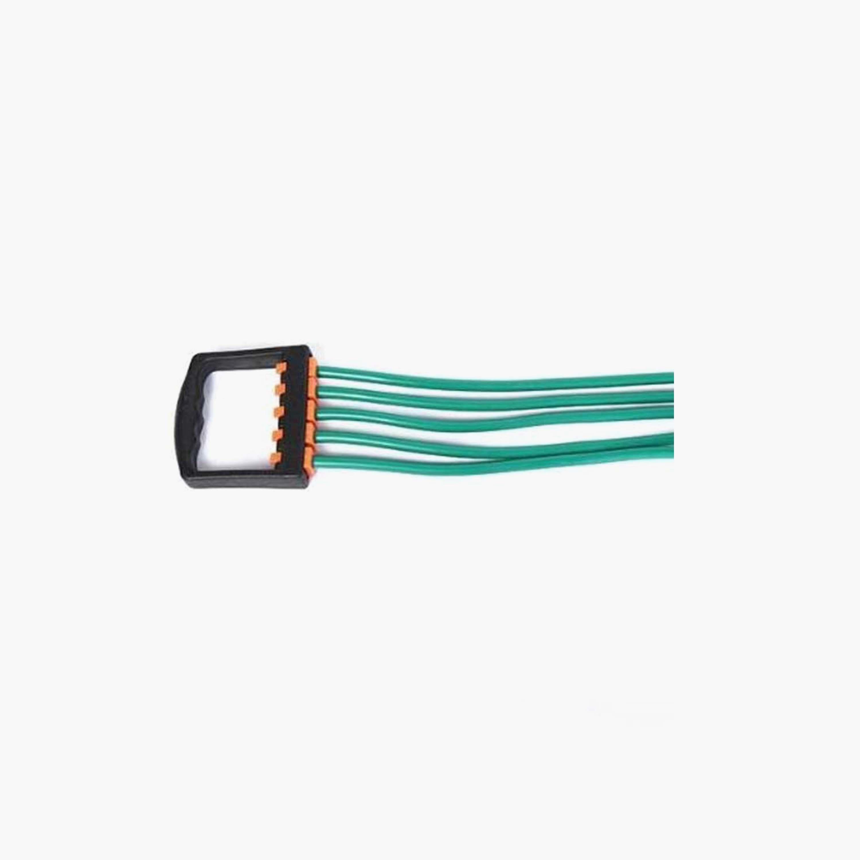 Zipper Rope Chest Expander - Green and Black-sports-gear-gym-image-2