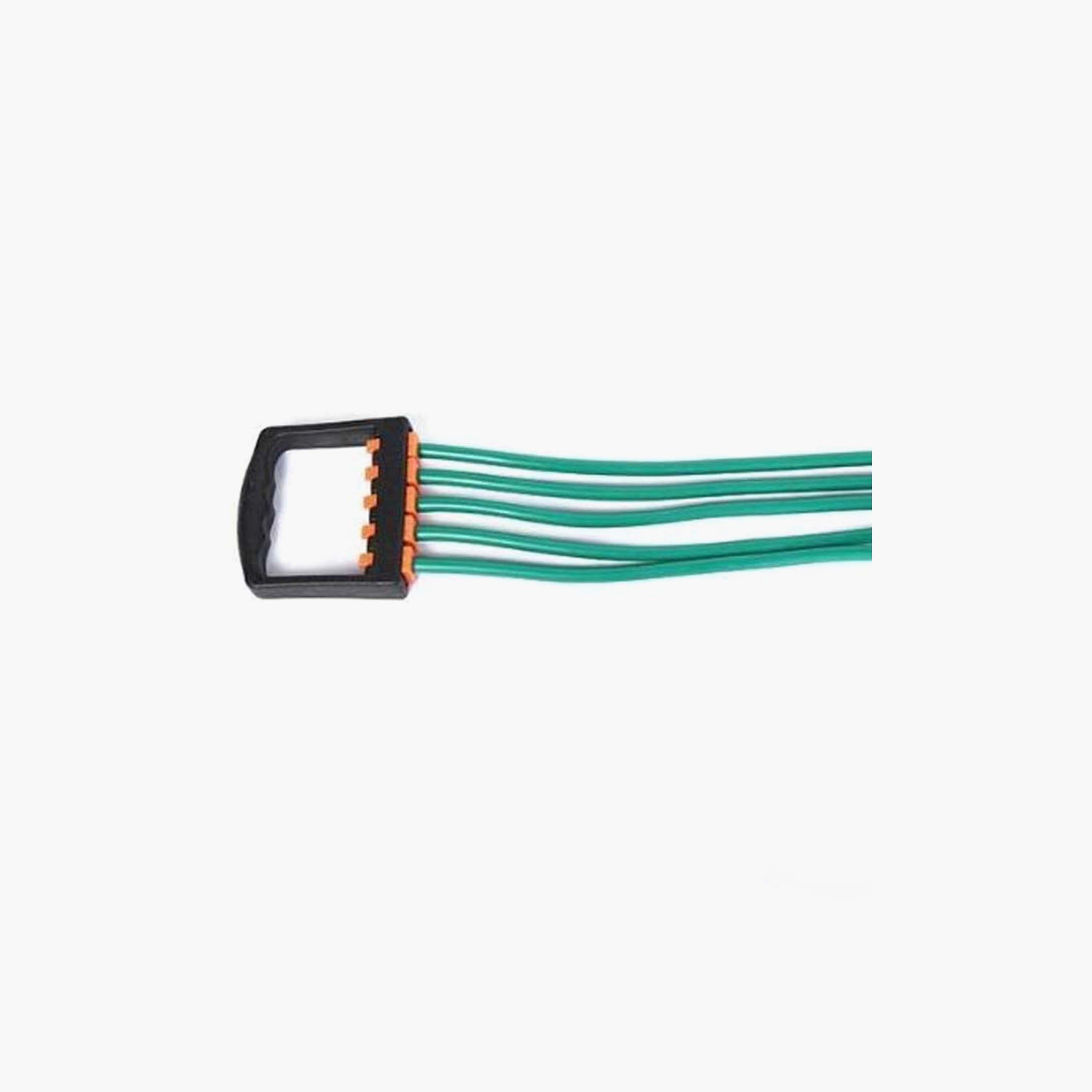Zipper Rope Chest Expander - Green and Black-sports-gear-gym-image-2