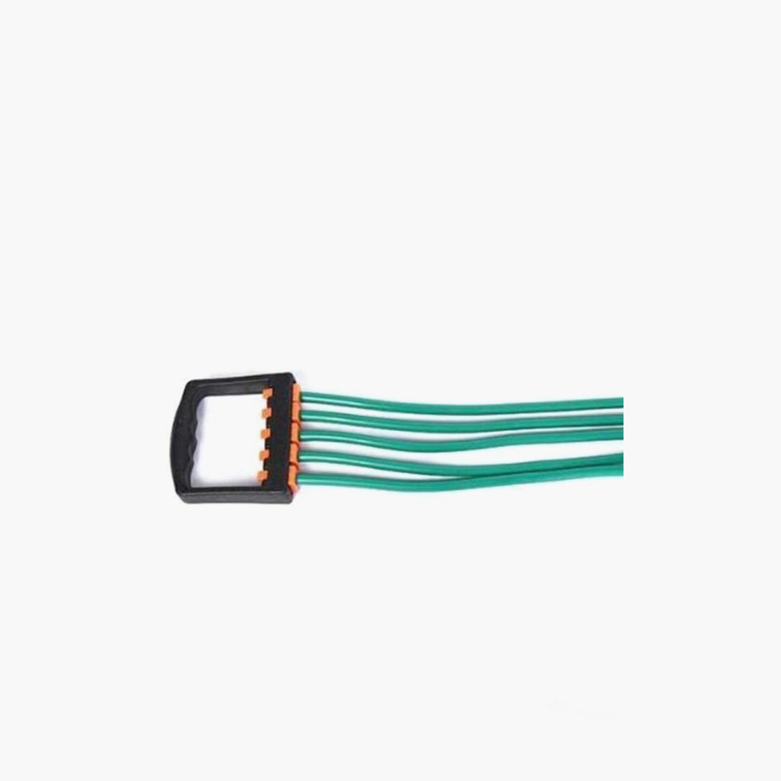 Zipper Rope Chest Expander - Green and Black-sports-gear-gym-image-2