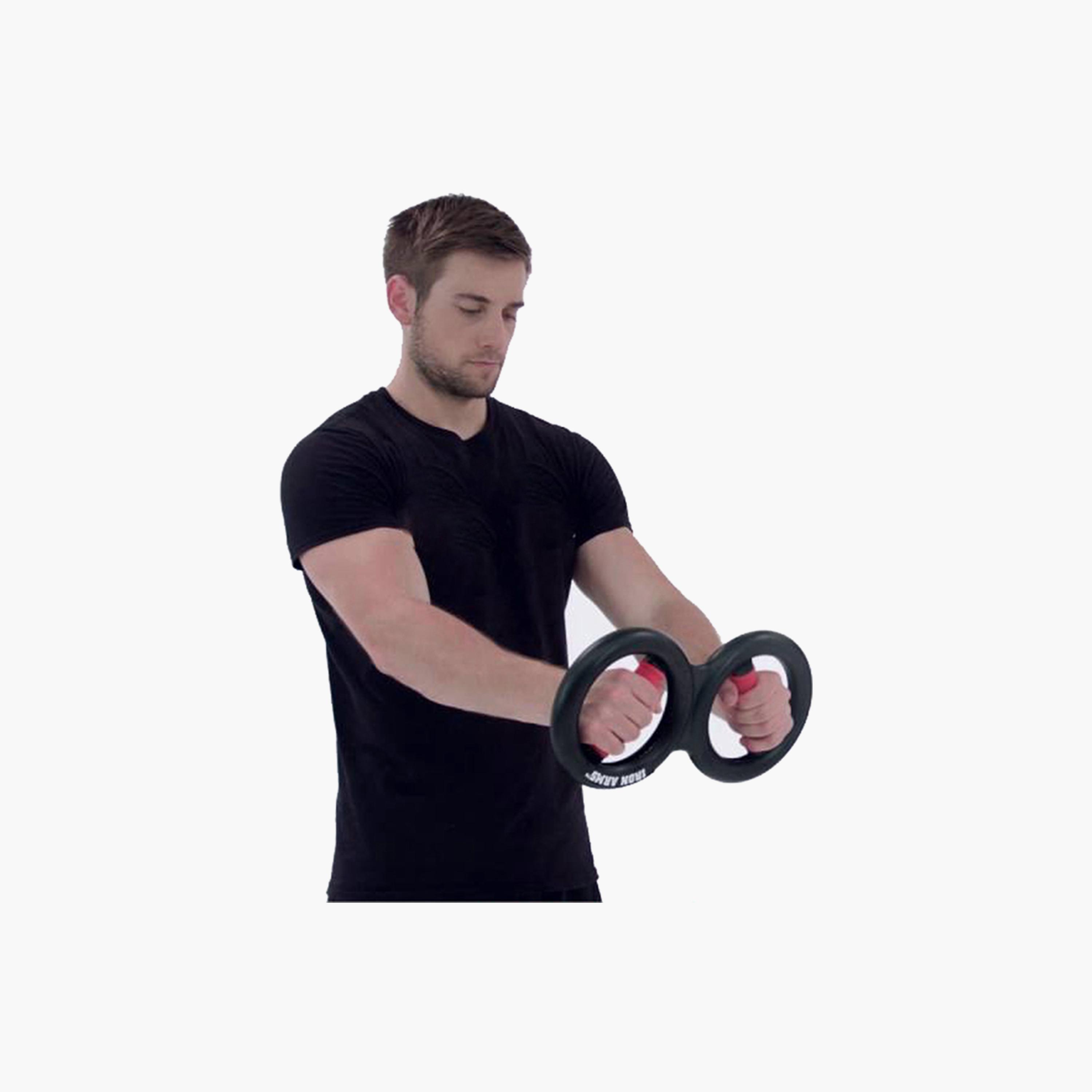 Super Arms Strengthen Device - Black and Red-sports-gear-gym-image-4