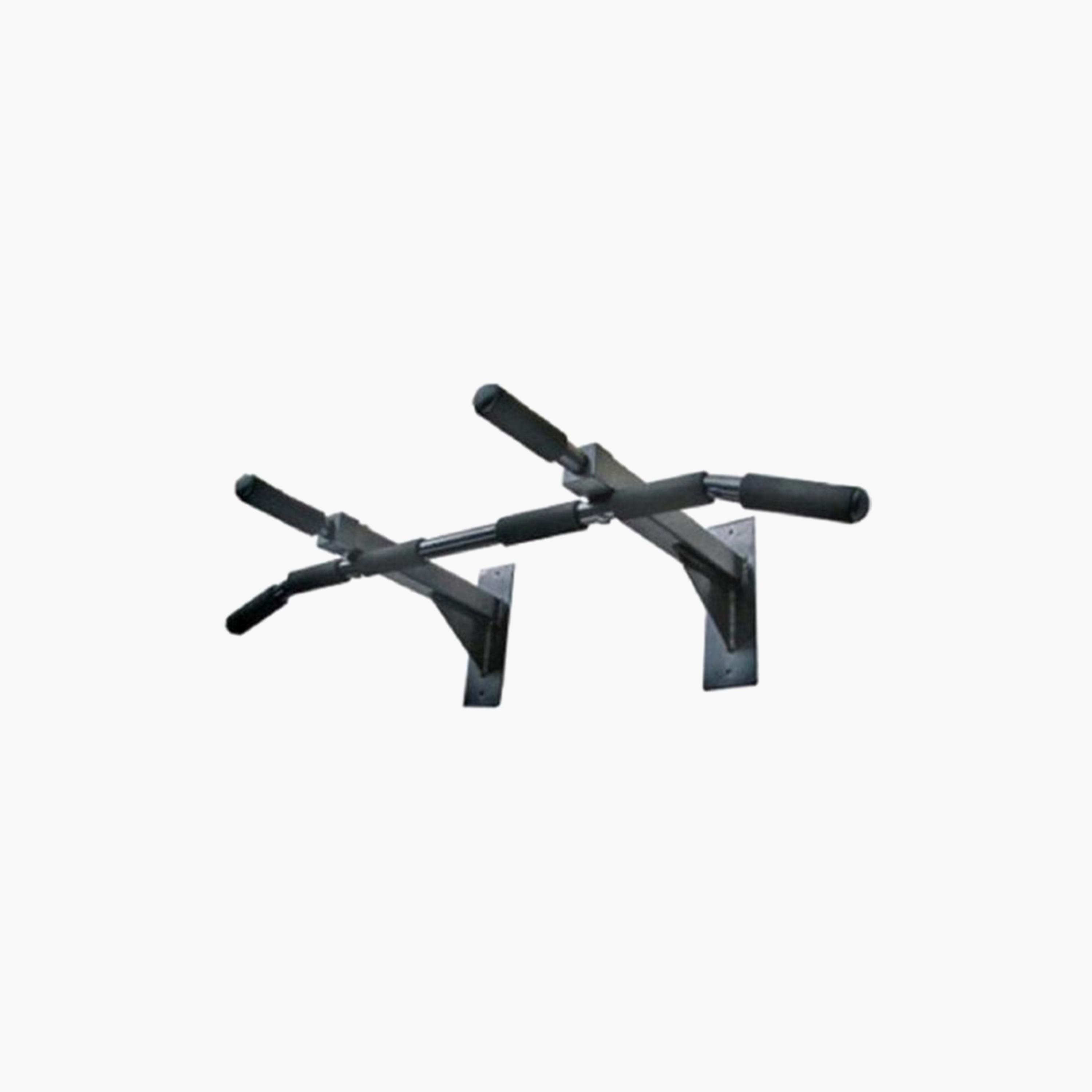 Aeronautic C Wall Mounted Pull Up Bar, 10 x 69 x 22 cm - Black-sports-gear-gym-image-1