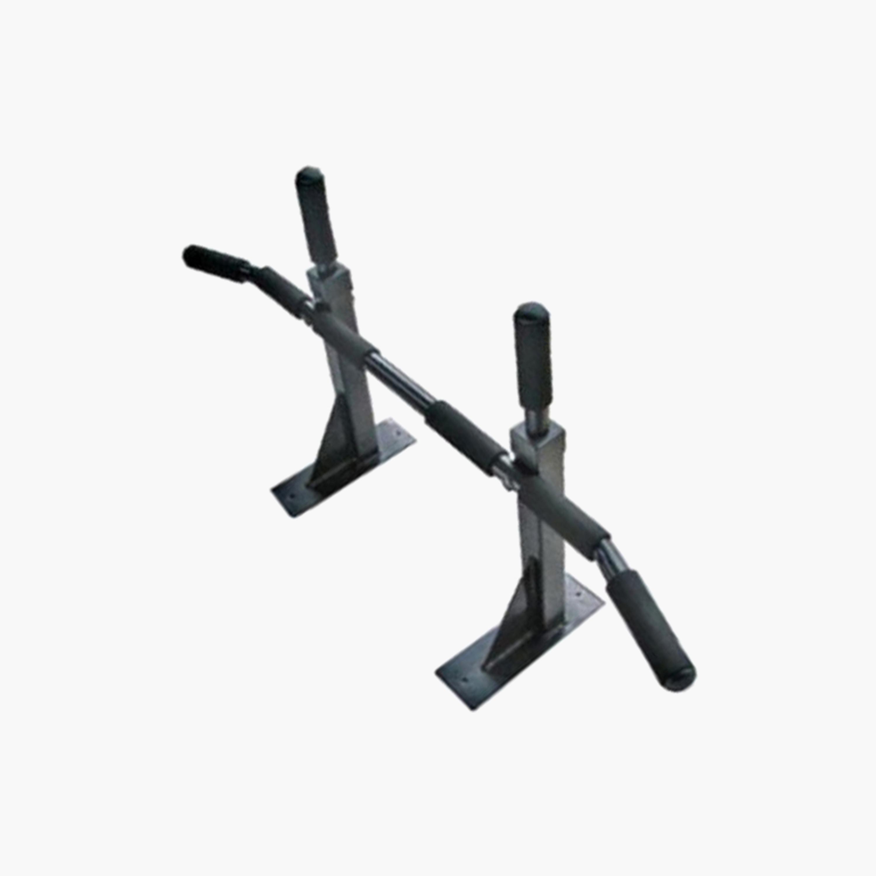 Aeronautic C Wall Mounted Pull Up Bar, 10 x 69 x 22 cm - Black-sports-gear-gym-image-2