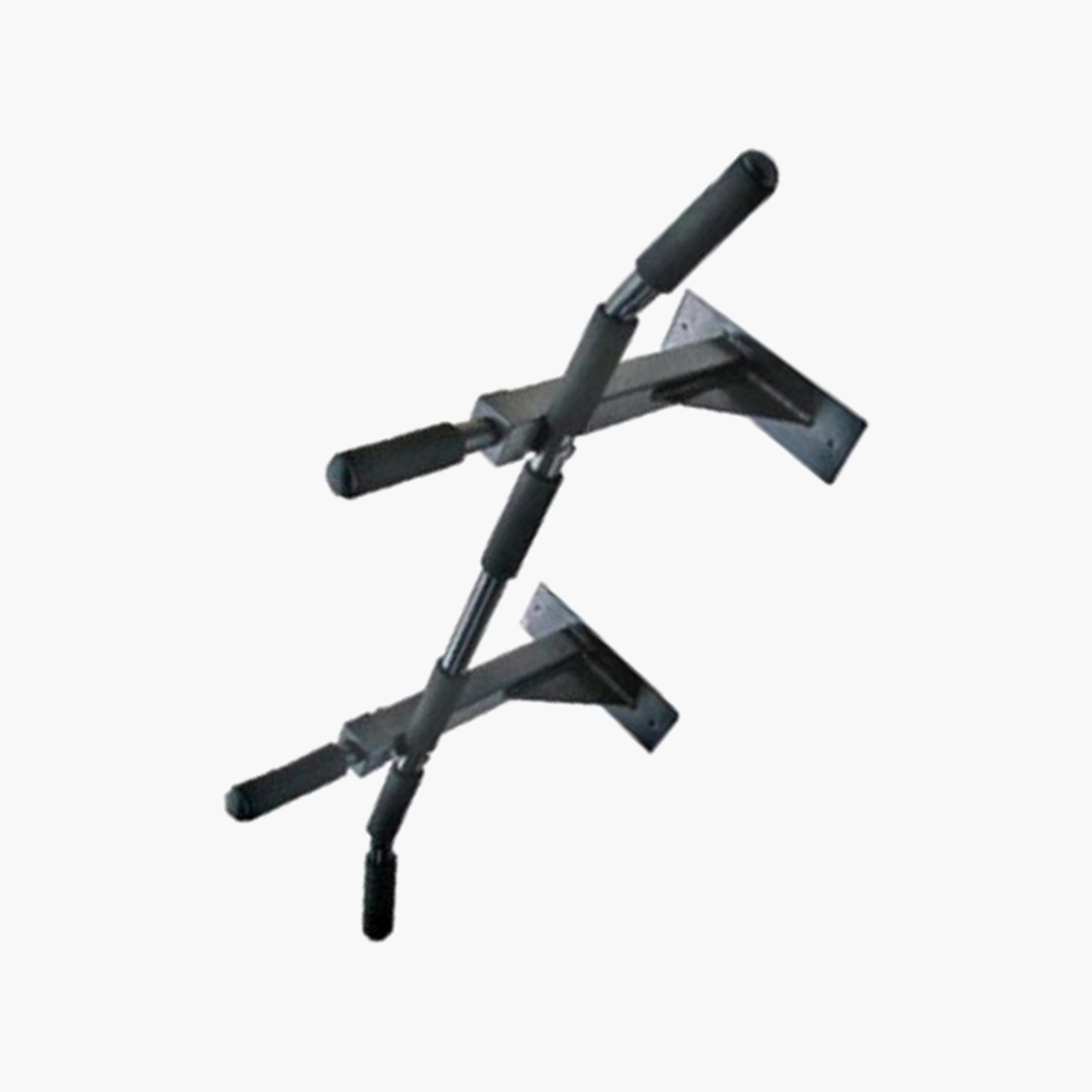Aeronautic C Wall Mounted Pull Up Bar, 10 x 69 x 22 cm - Black-sports-gear-gym-image-3