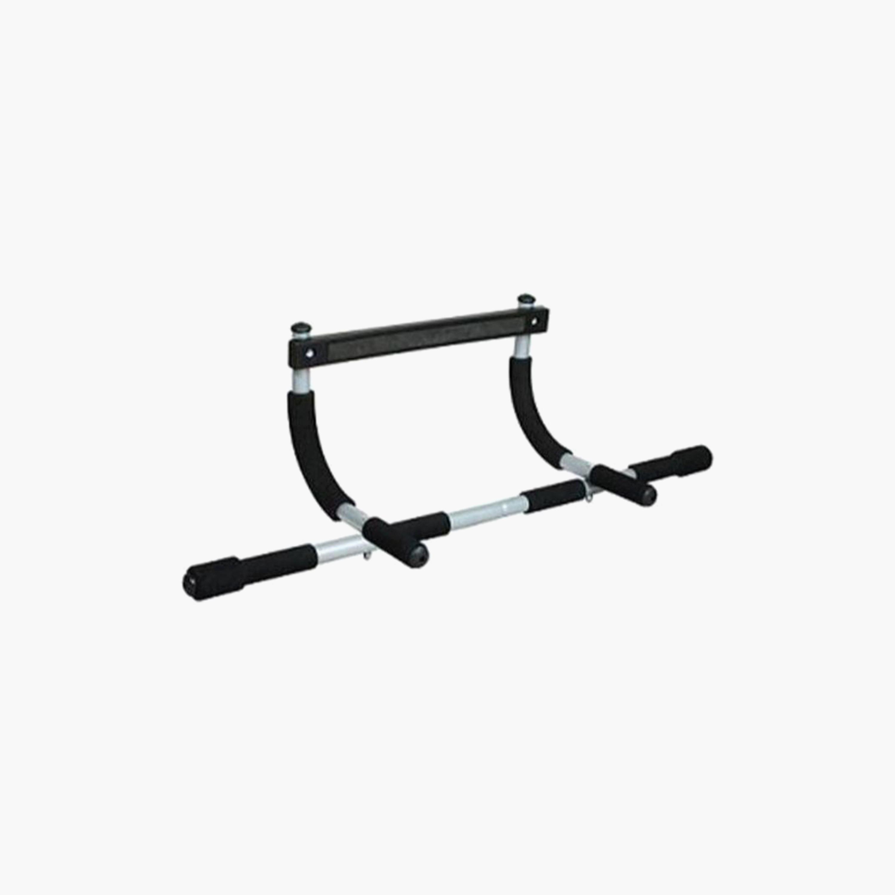 Body Press Wall Mount Pull Up Bar, 51 cm - Grey and Black-sports-gear-gym-image-1