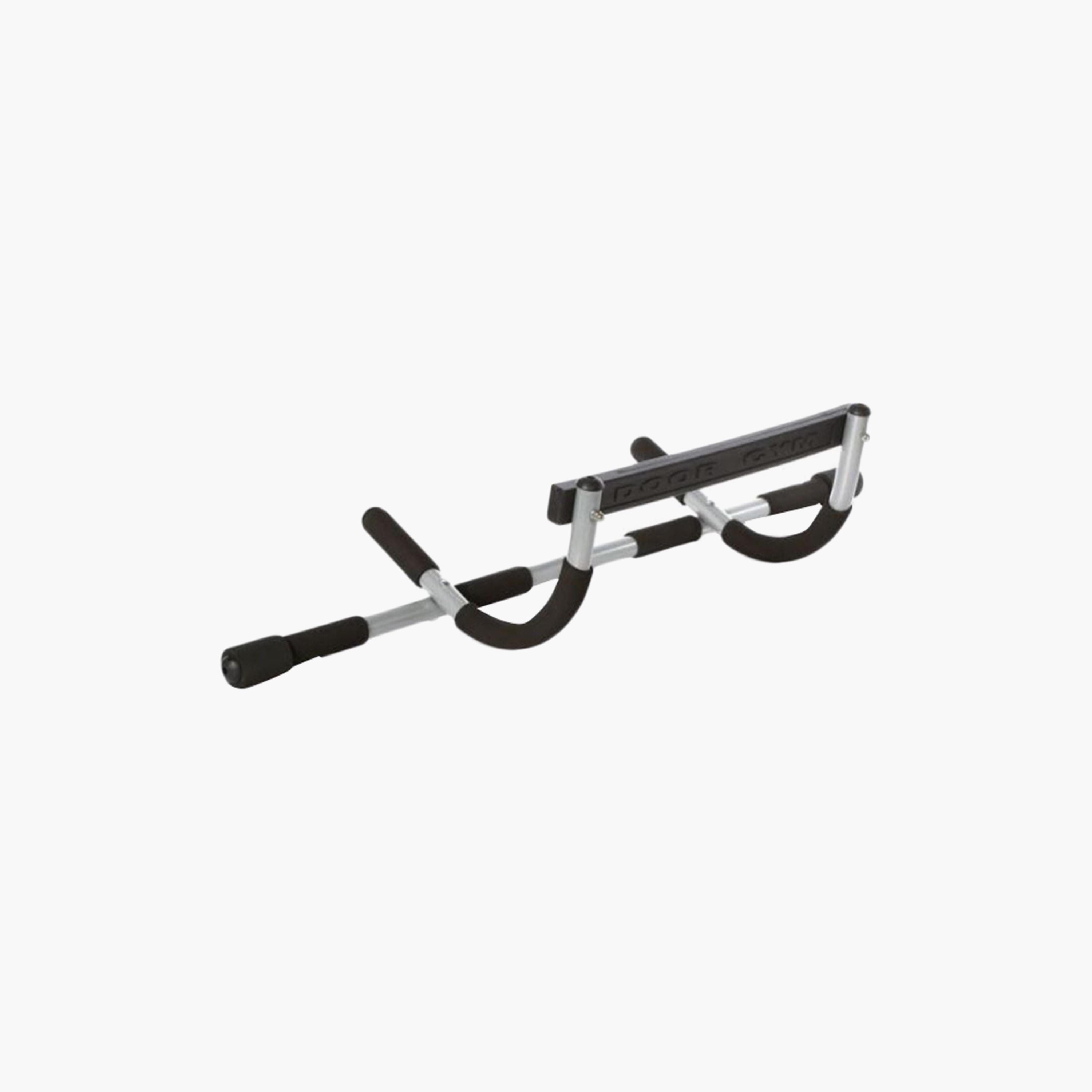 Body Press Wall Mount Pull Up Bar, 51 cm - Grey and Black-sports-gear-gym-image-2