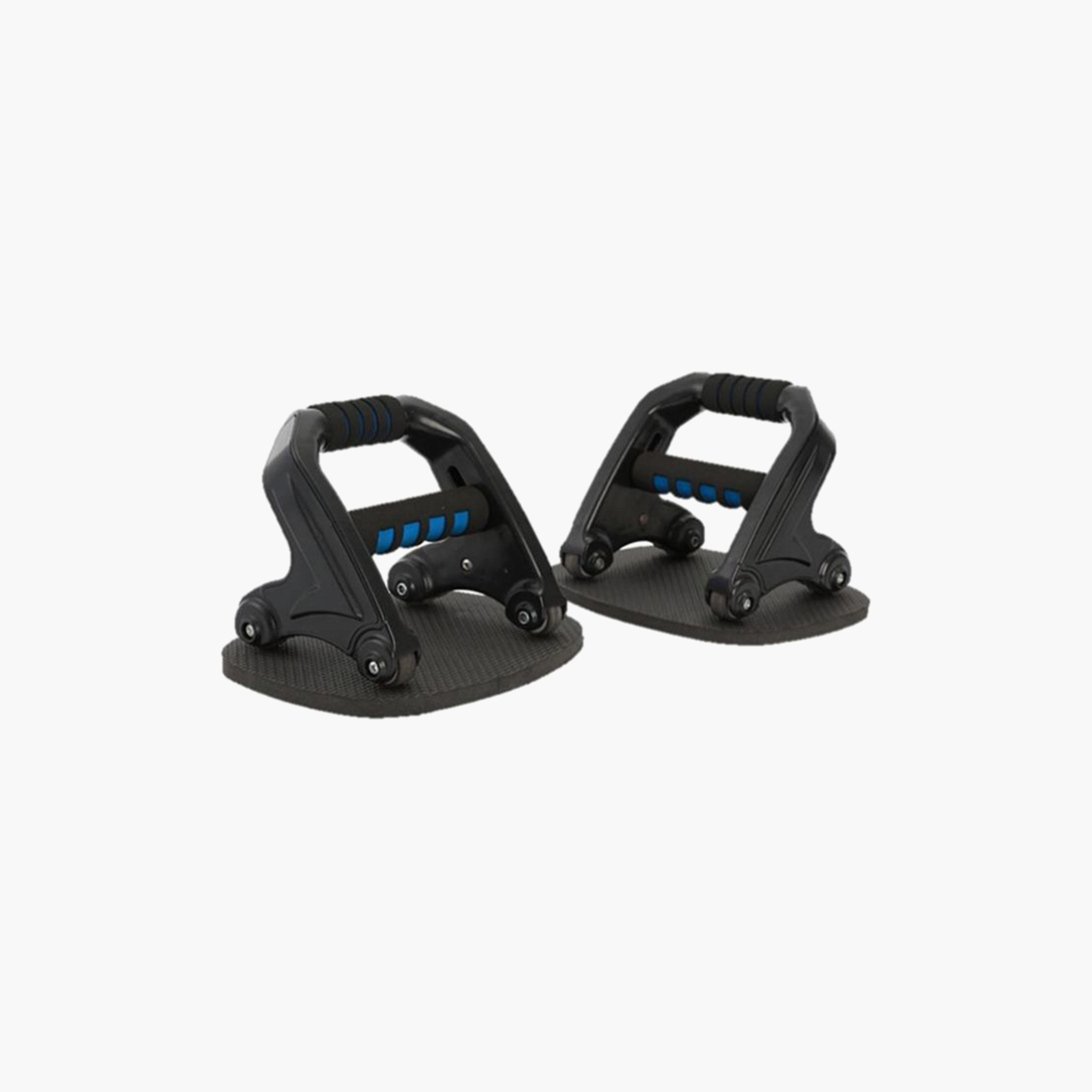 Pair of Push Up Stand - Black and Blue-sports-gear-gym-image-1