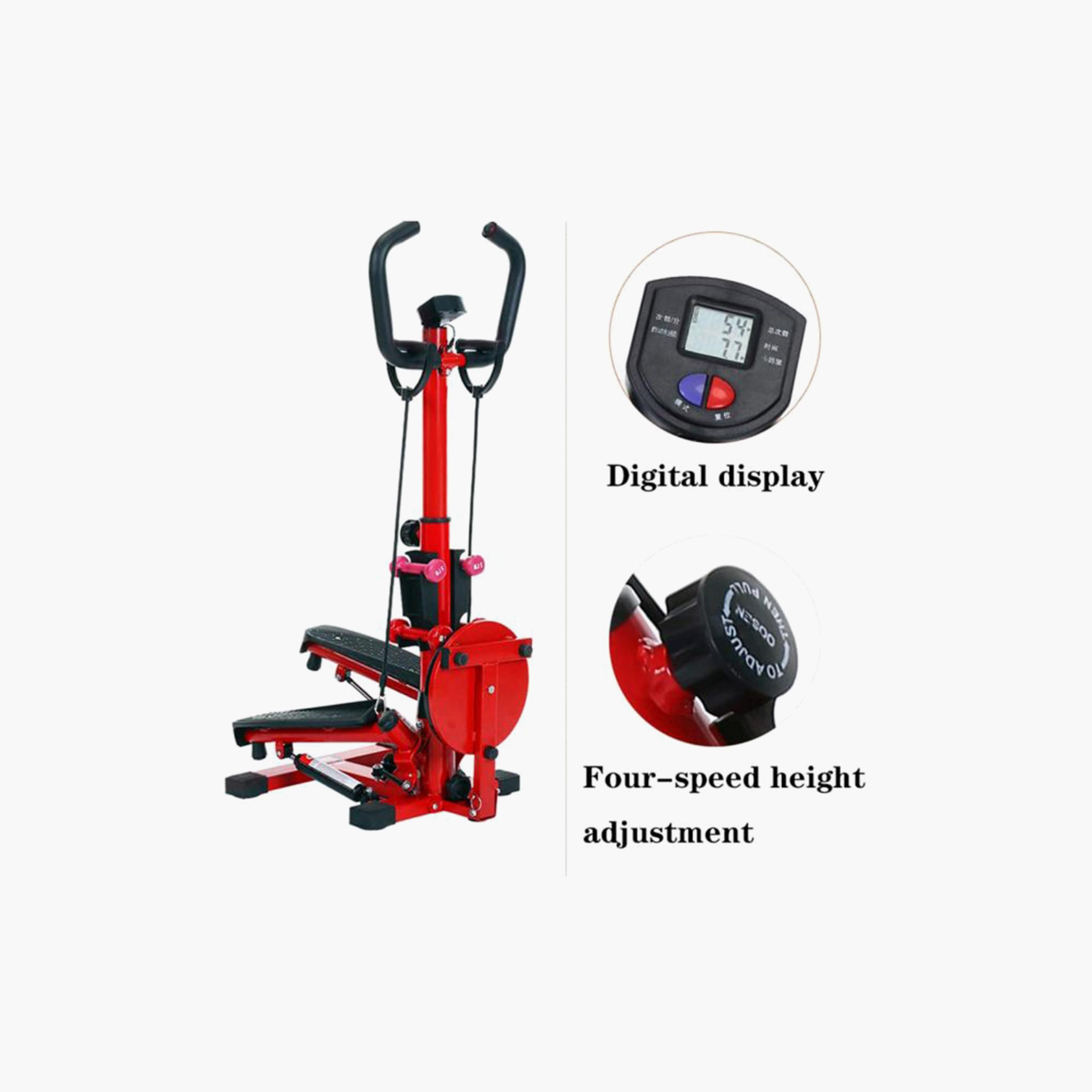 Multi-Use Stepper - Red and Black-sports-gear-gym-image-3
