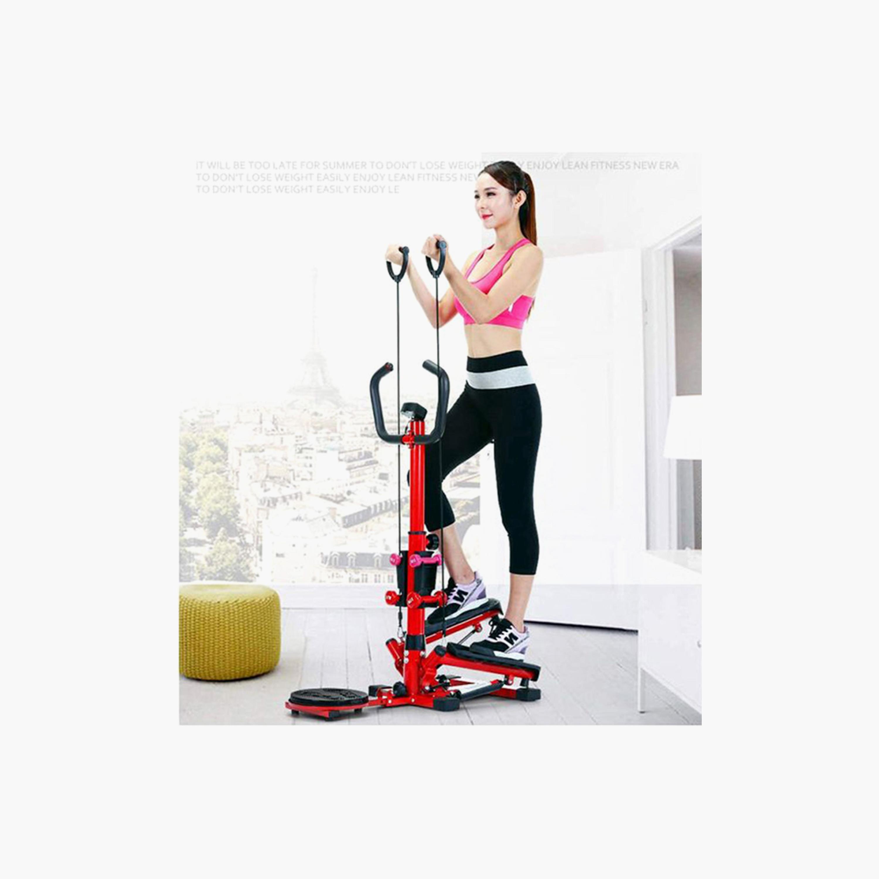 Multi-Use Stepper - Red and Black-sports-gear-gym-image-2