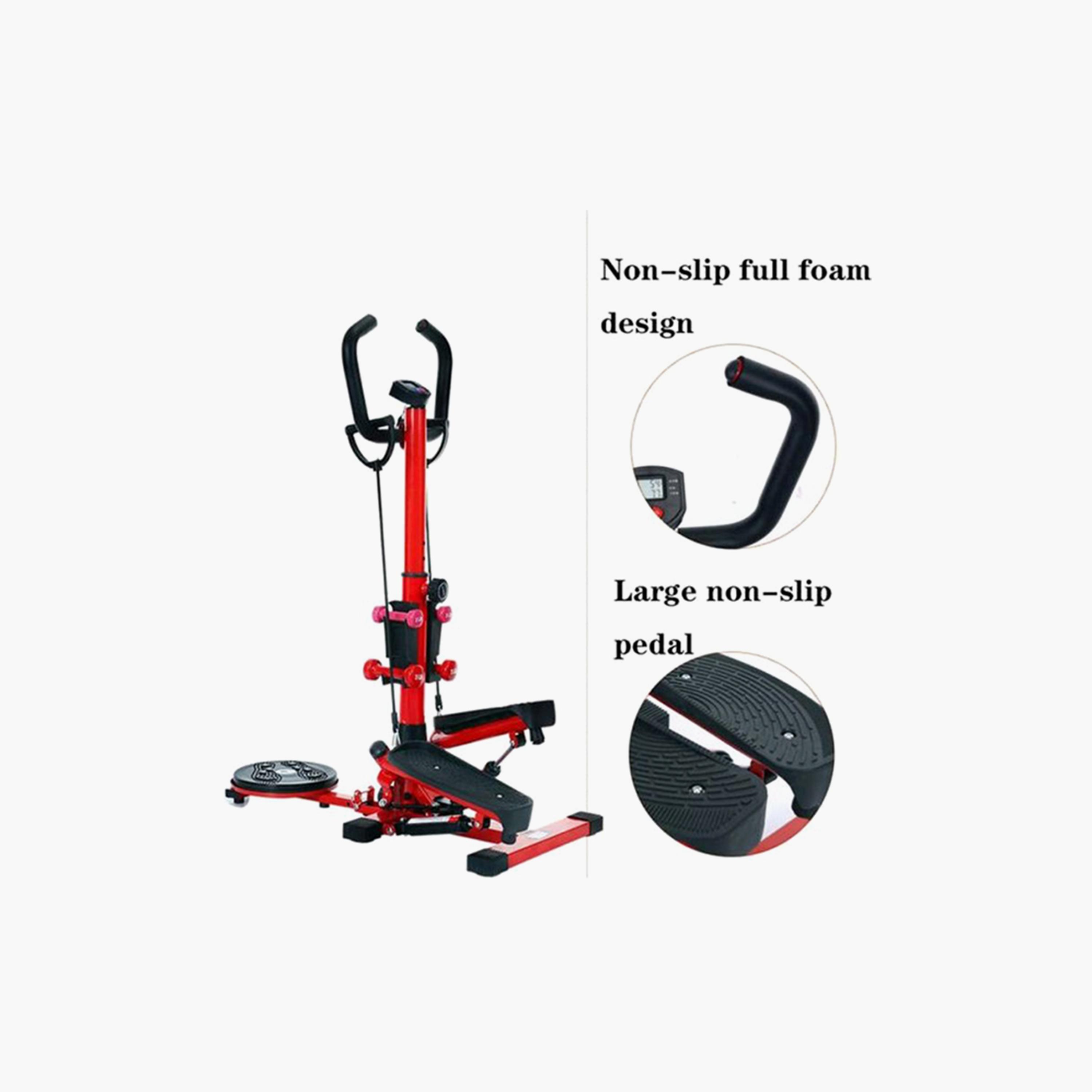 Multi-Use Stepper - Red and Black-sports-gear-gym-image-3