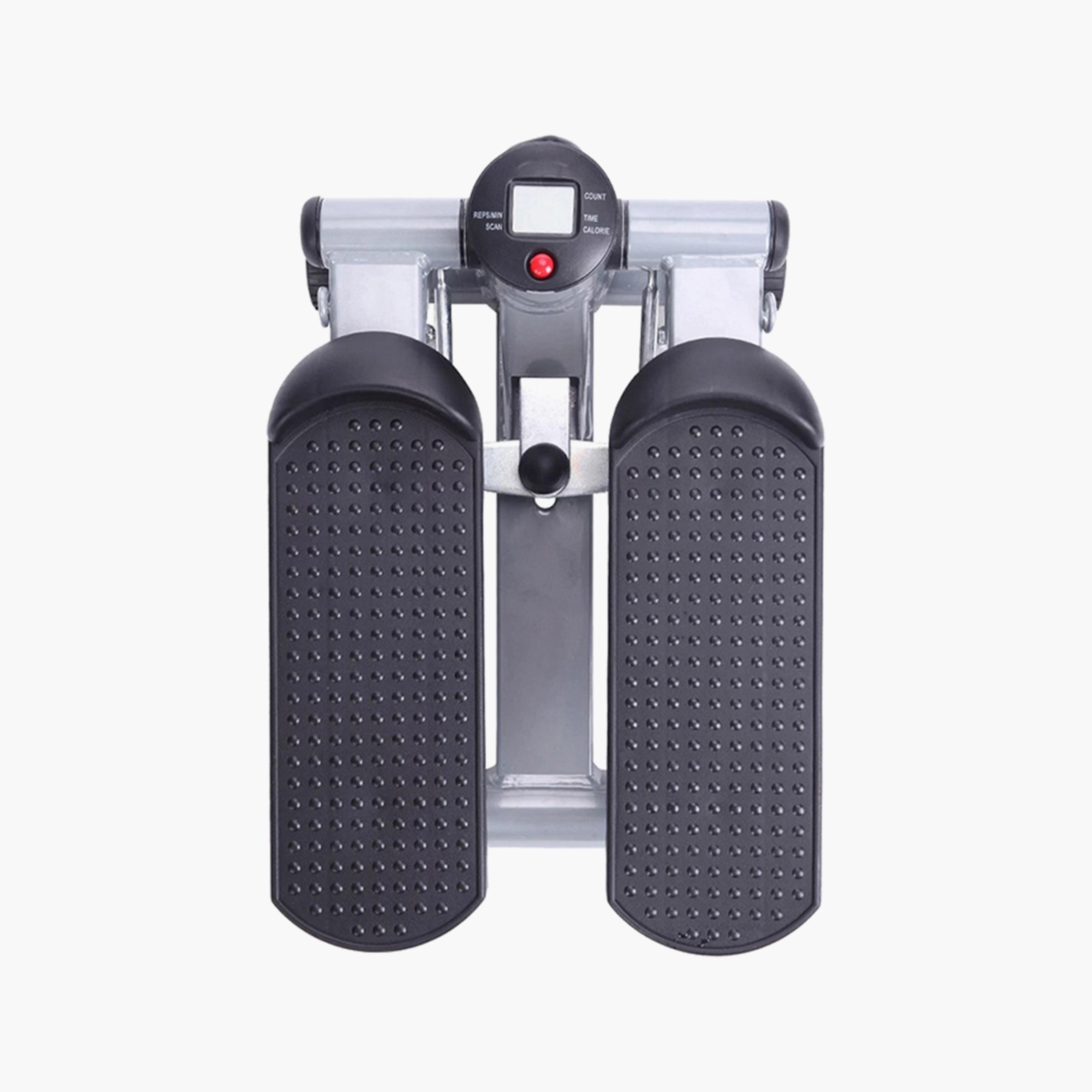 Stepper Twister Device With Hand Rope - Black and Grey-sports-gear-gym-image-2