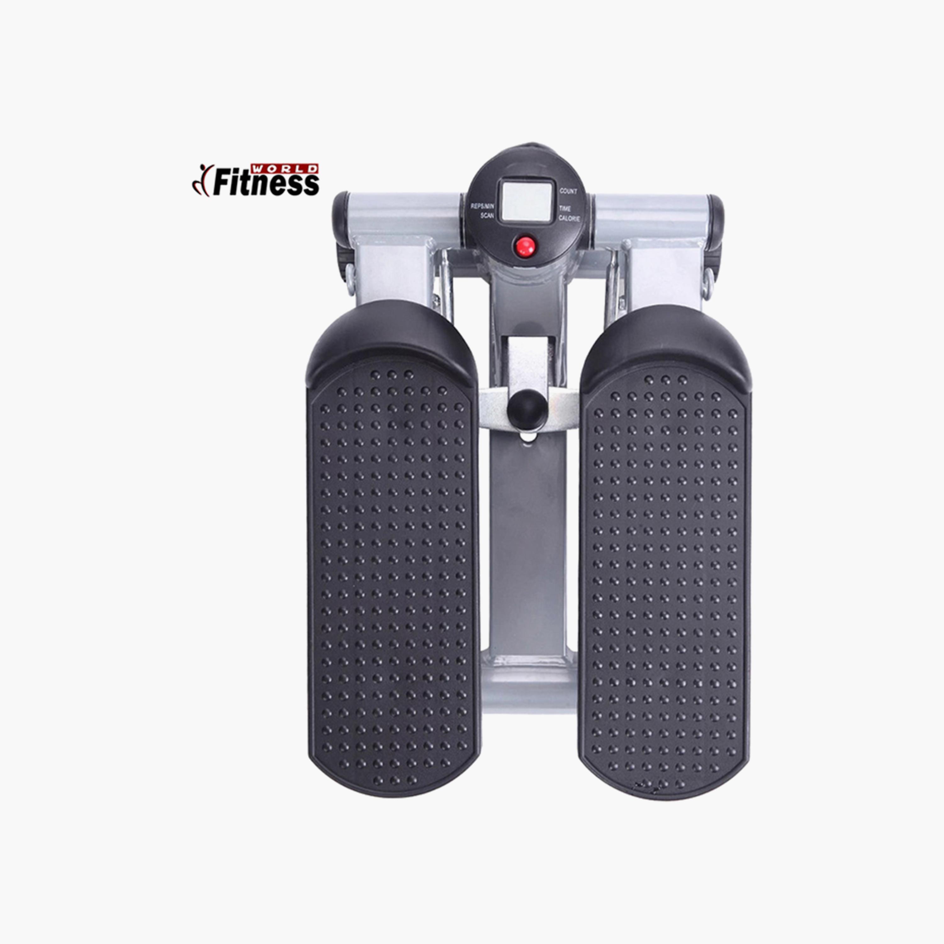 Stepper Twister Device With Hand Rope - Black and Grey-sports-gear-gym-image-3