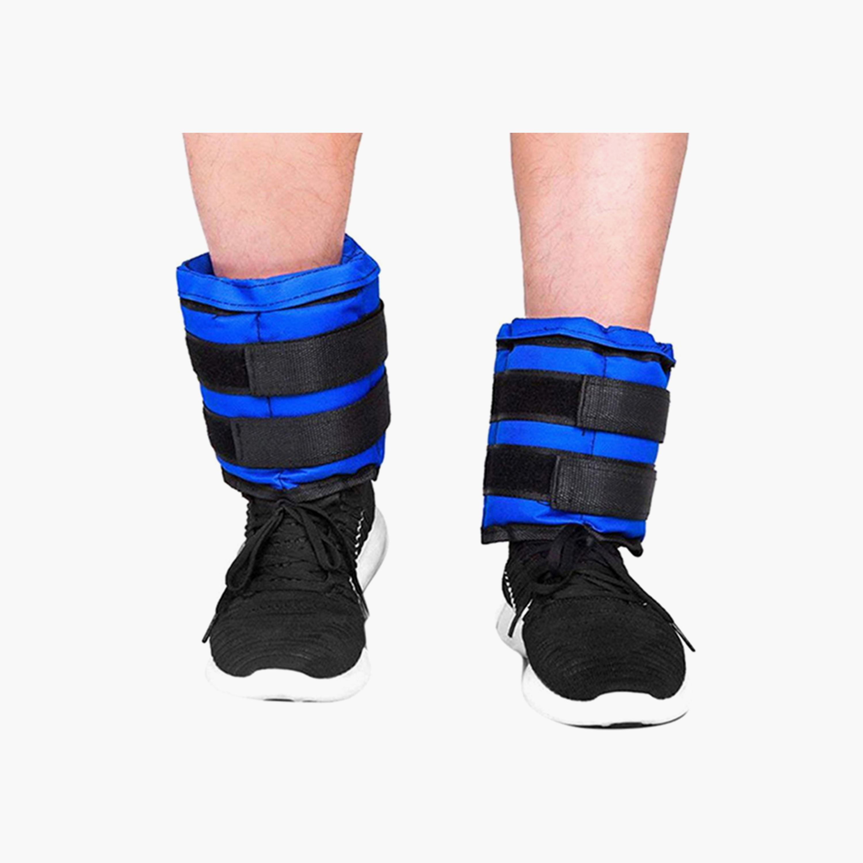 Pair of Sand Weight Bag, 3 Kg - Blue and Black-sports-gear-gym-image-3