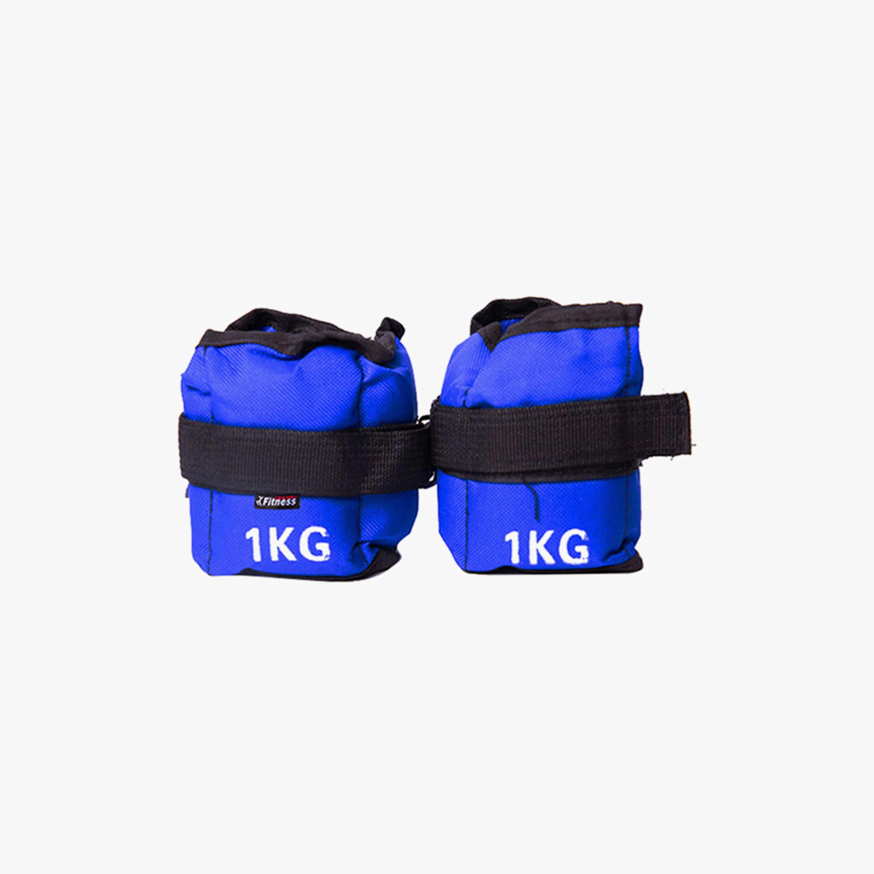 Sand Weight Bag, 1 Kg - Blue and Black-sports-gear-gym-image-1