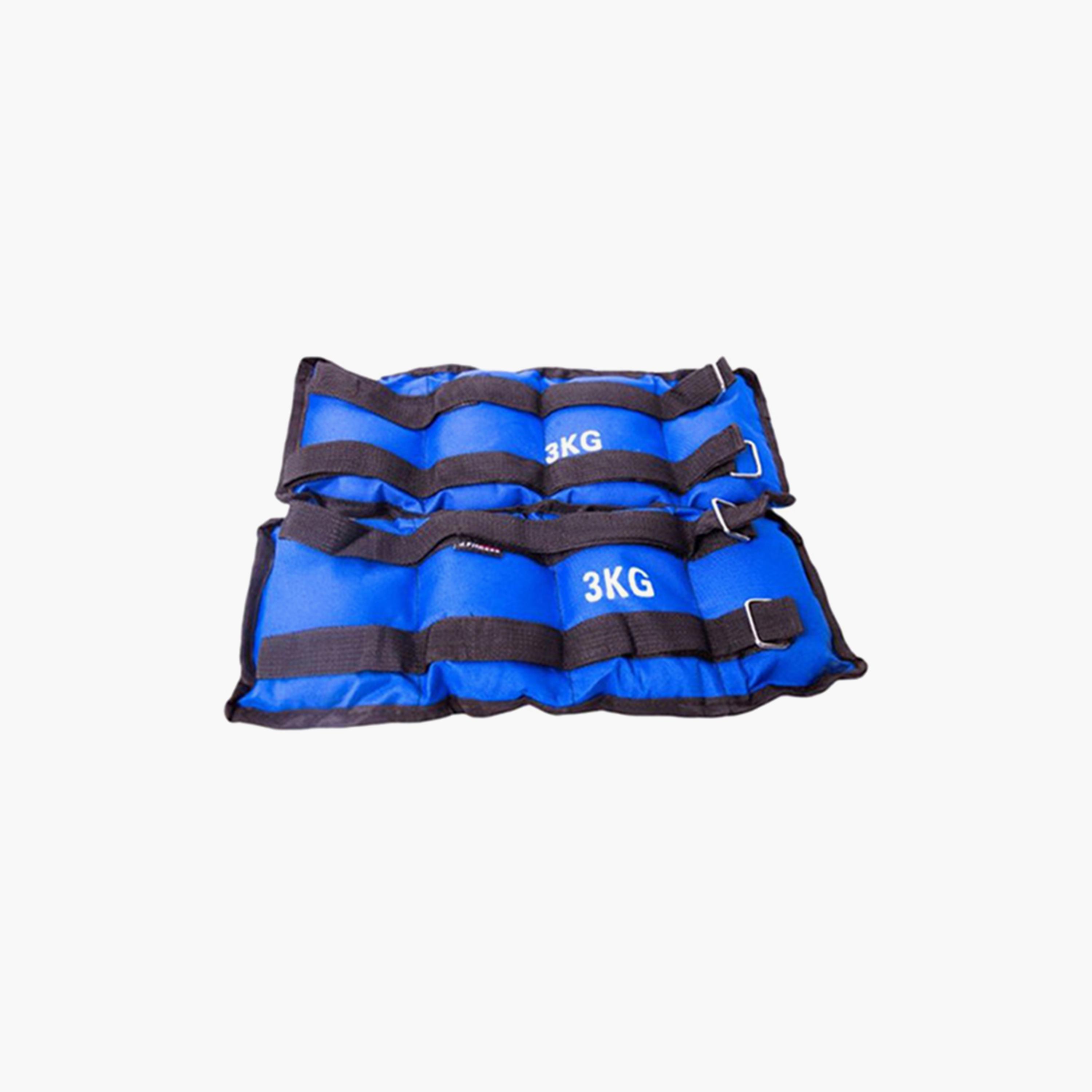 Pair of Sand Weight Bag, 3 Kg - Blue and Black-sports-gear-gym-image-1