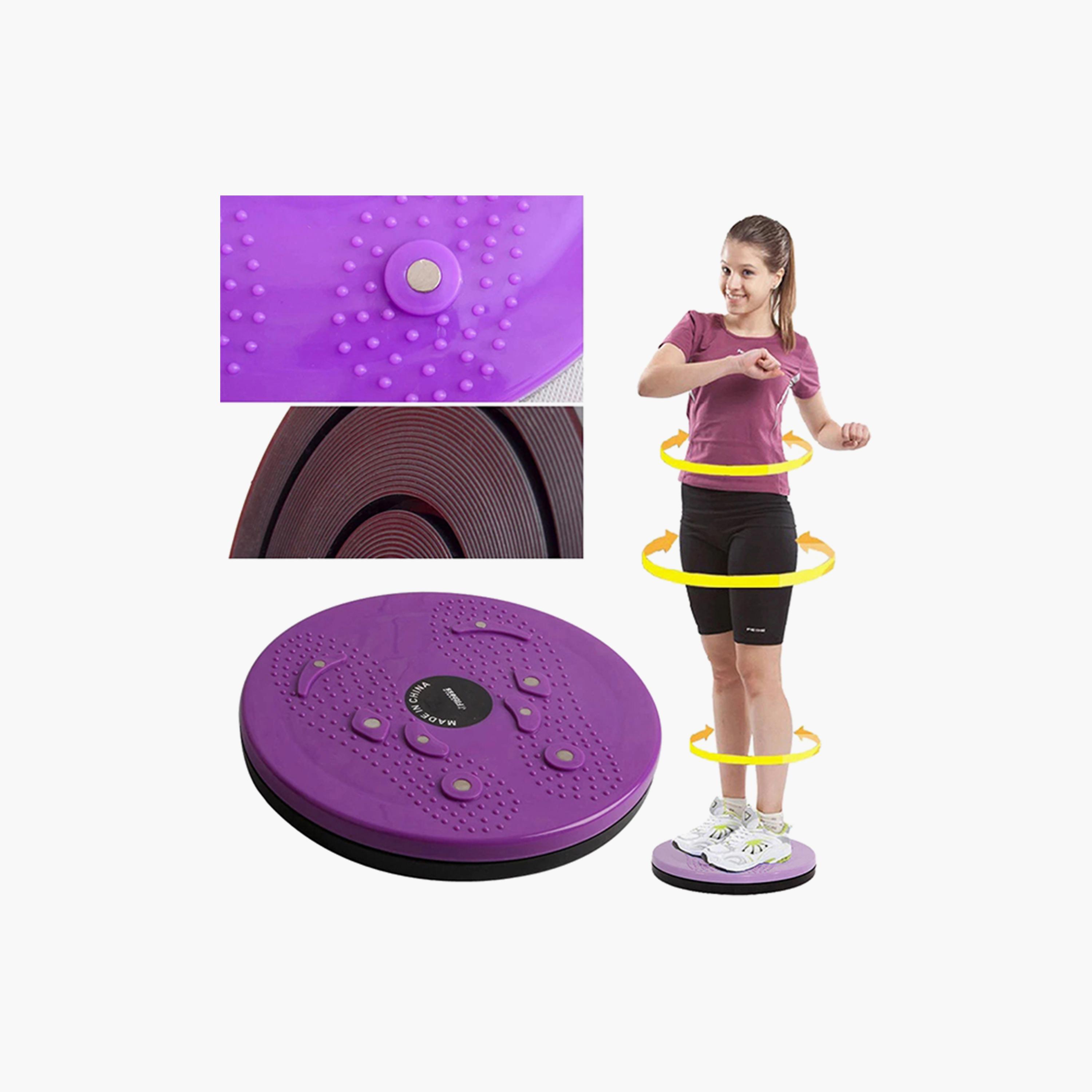 Waist Twisting Disc, 25 cm - Purple-sports-gear-gym-image-4