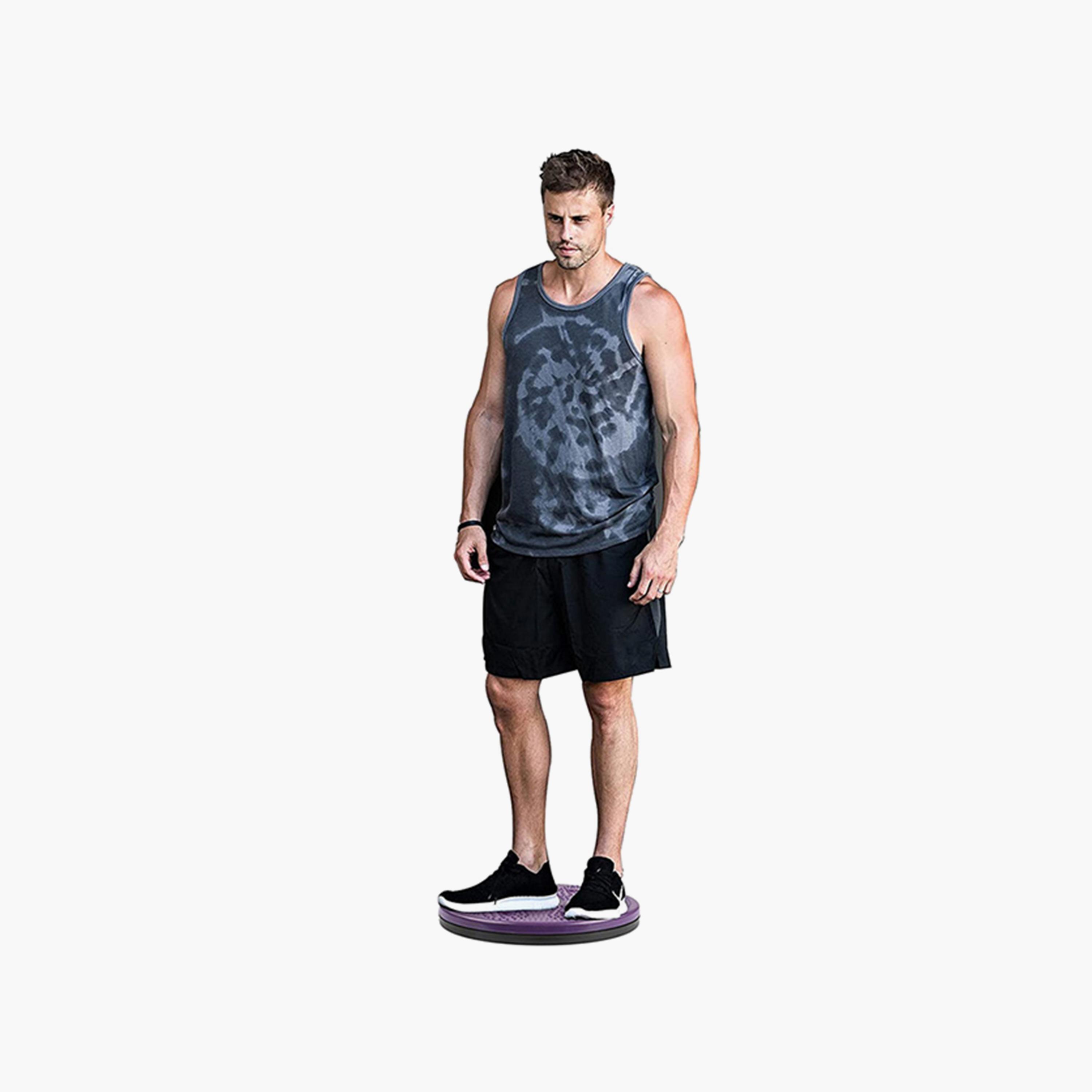 Waist Twisting Disc - Purple-sports-gear-gym-image-4