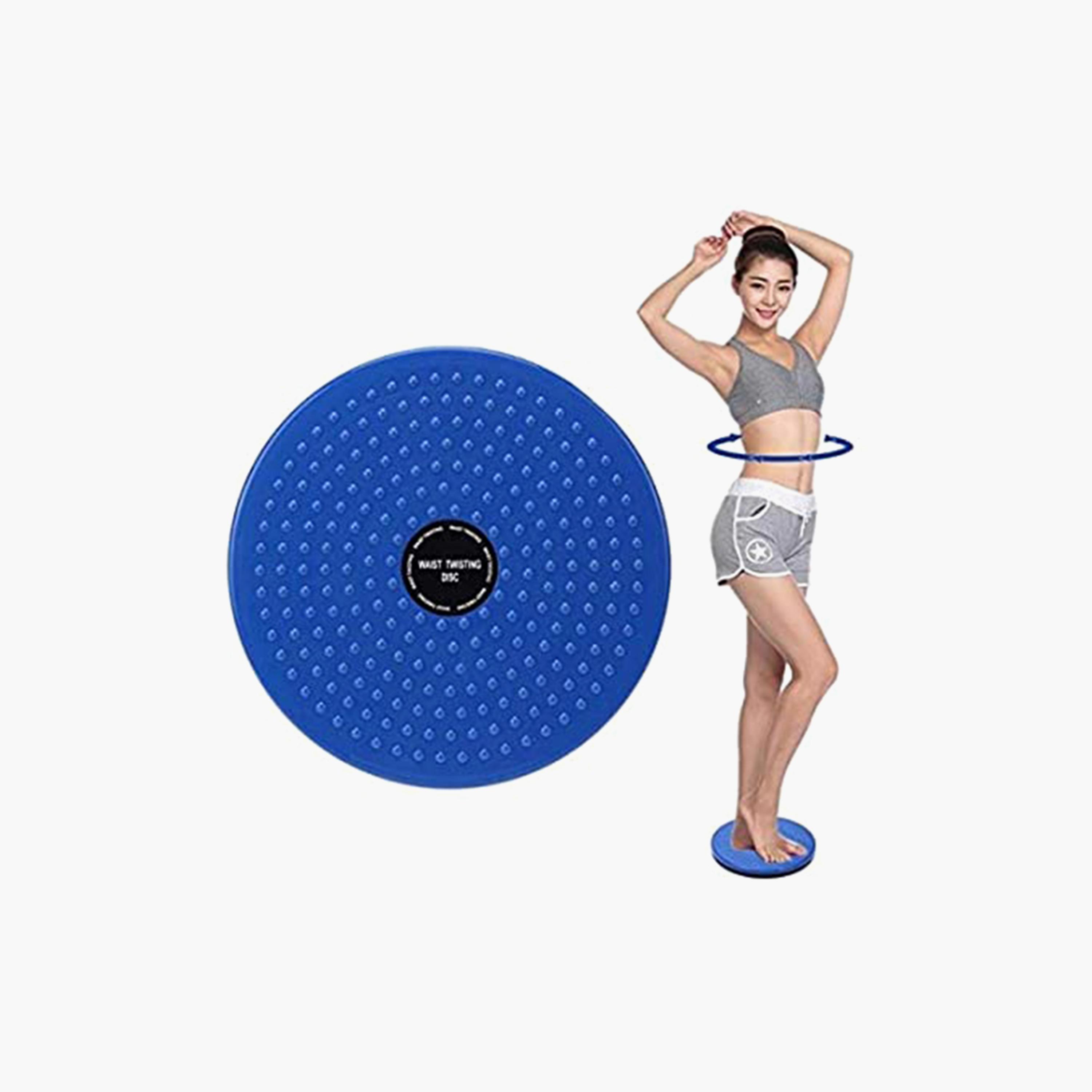 Waist Twisting Disc - Blue-sports-gear-gym-image-2