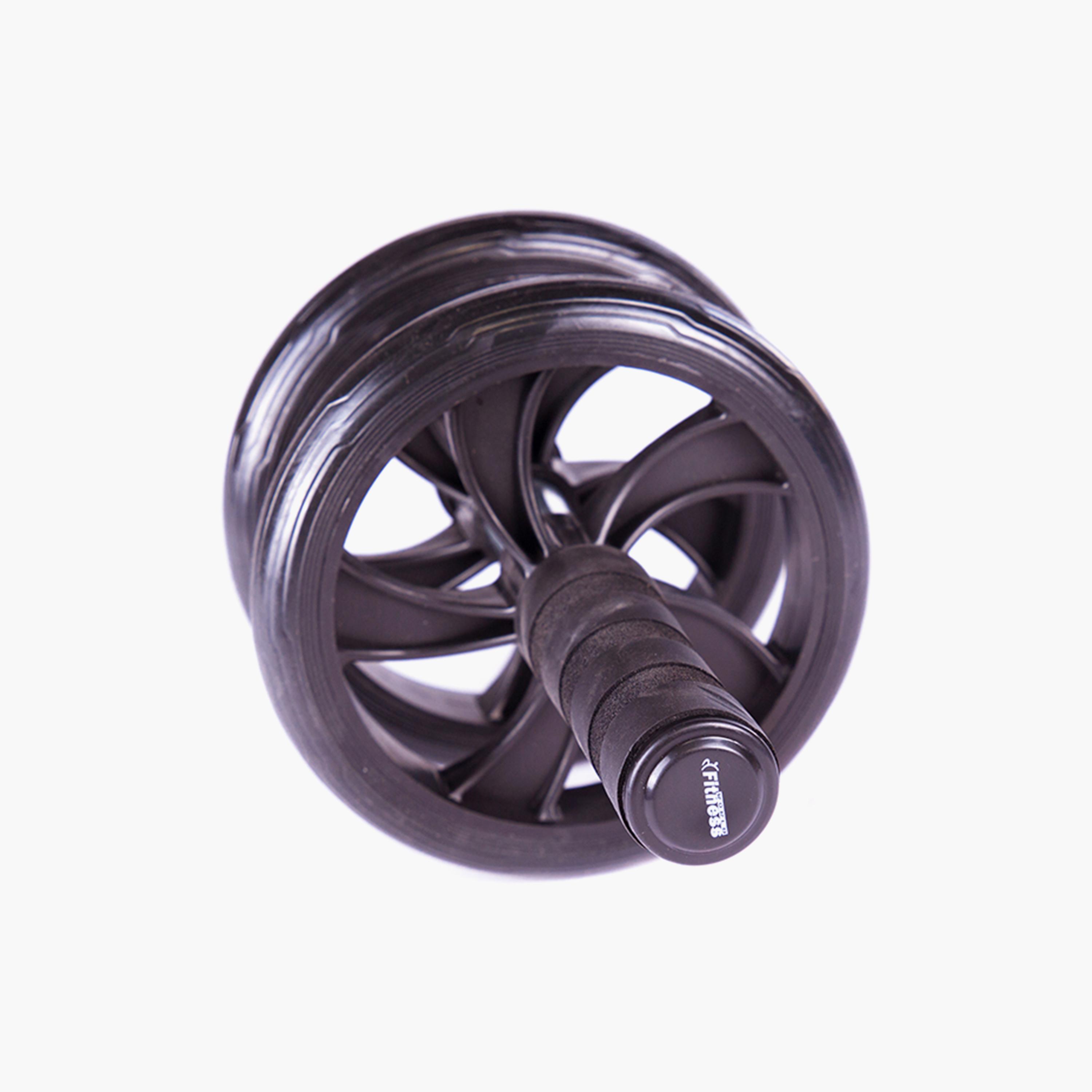 Wheel-Ab Roller - Black-sports-gear-gym-image-3