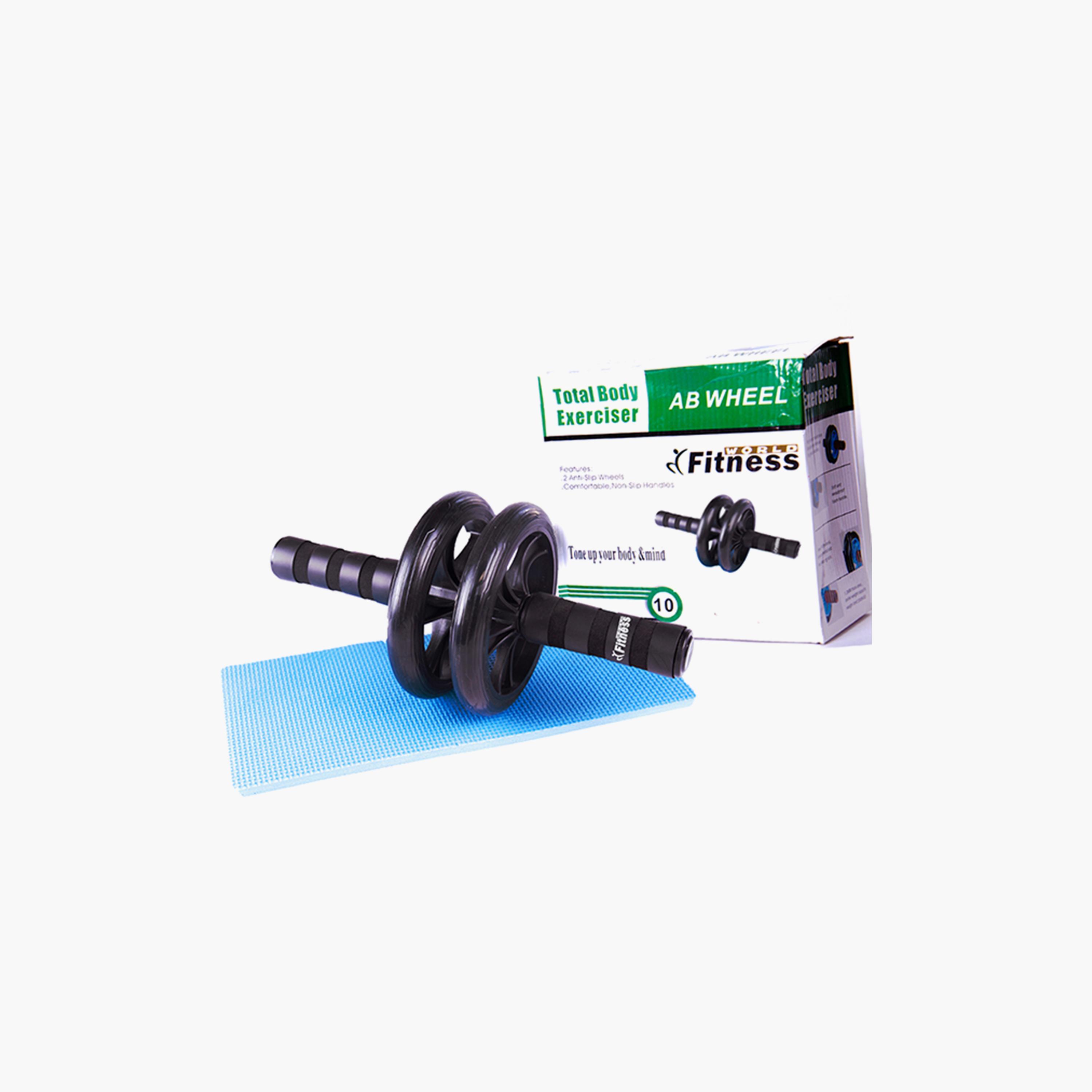 Wheel-Ab Roller - Black-sports-gear-gym-image-4