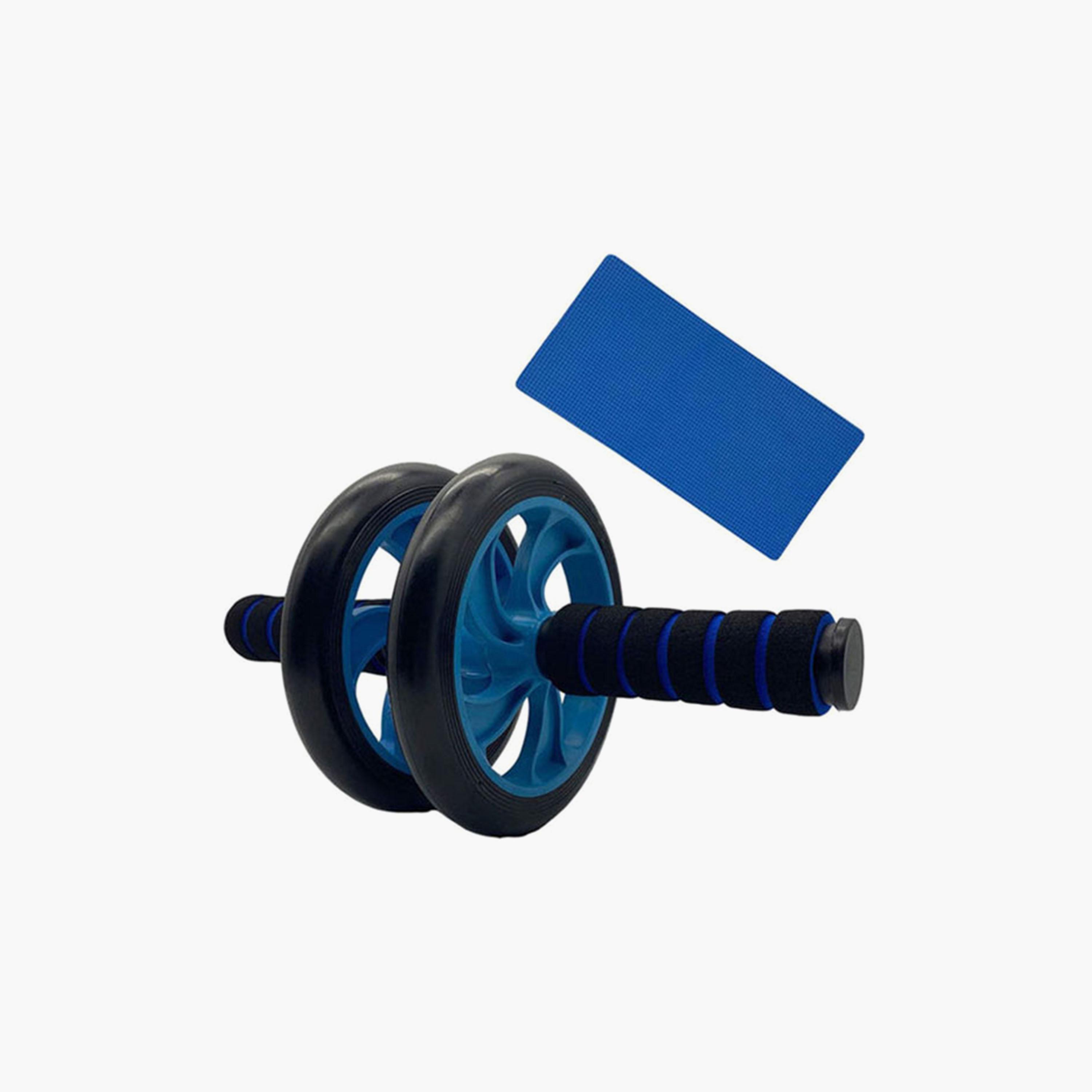 Exercise Wheel - Blue and Black-sports-gear-gym-image-1
