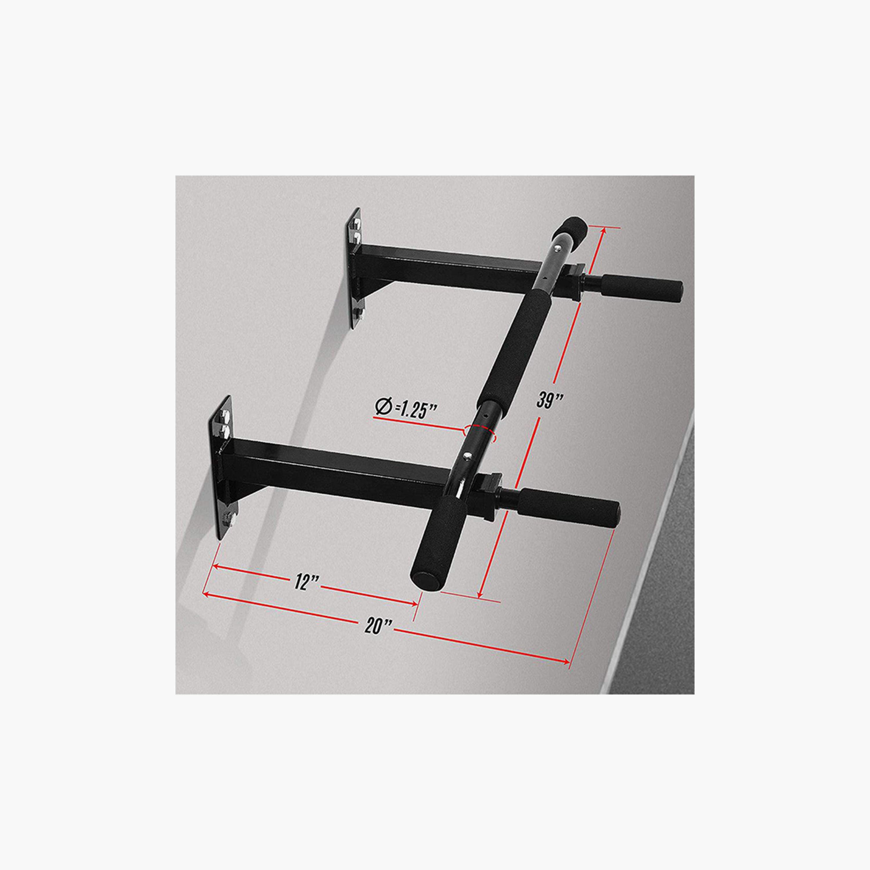 Gym Wall Training Apparatus - Black-sports-gear-gym-image-2
