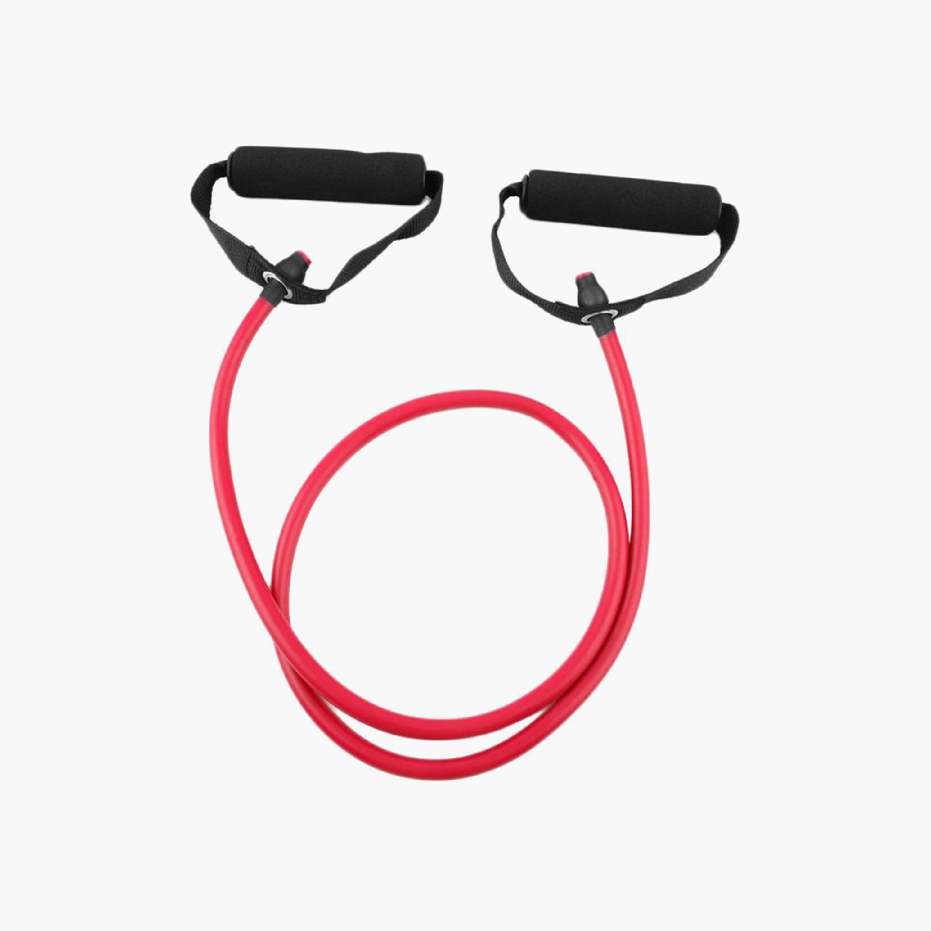 Multifunctional Elastic Pulling Rope - Red and Black-sports-gear-gym-image-1