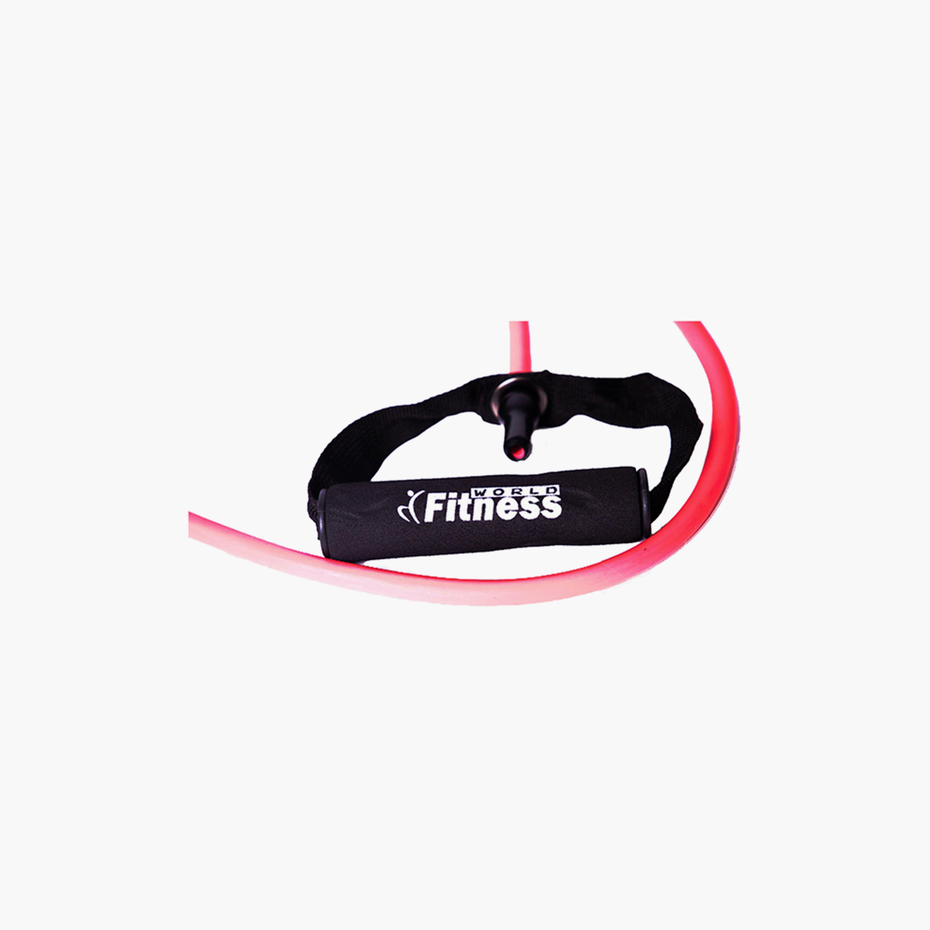 Multifunctional Elastic Pulling Rope - Red and Black-sports-gear-gym-image-4