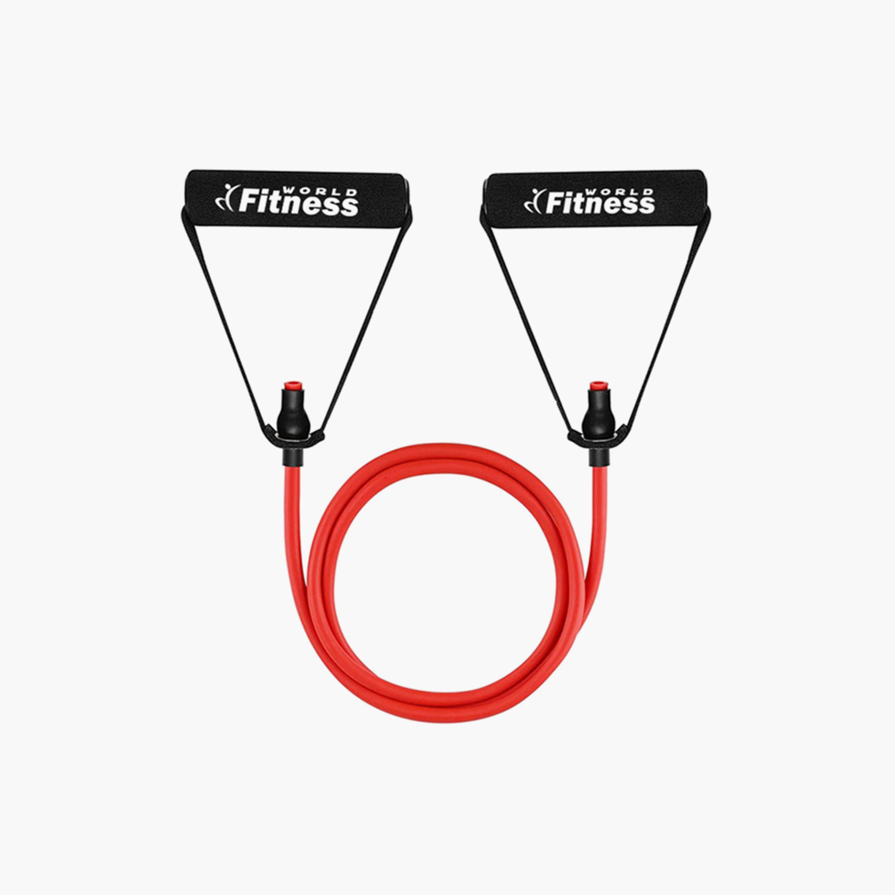 Multifunctional Elastic Pulling Rope - Red and Black-sports-gear-gym-image-1