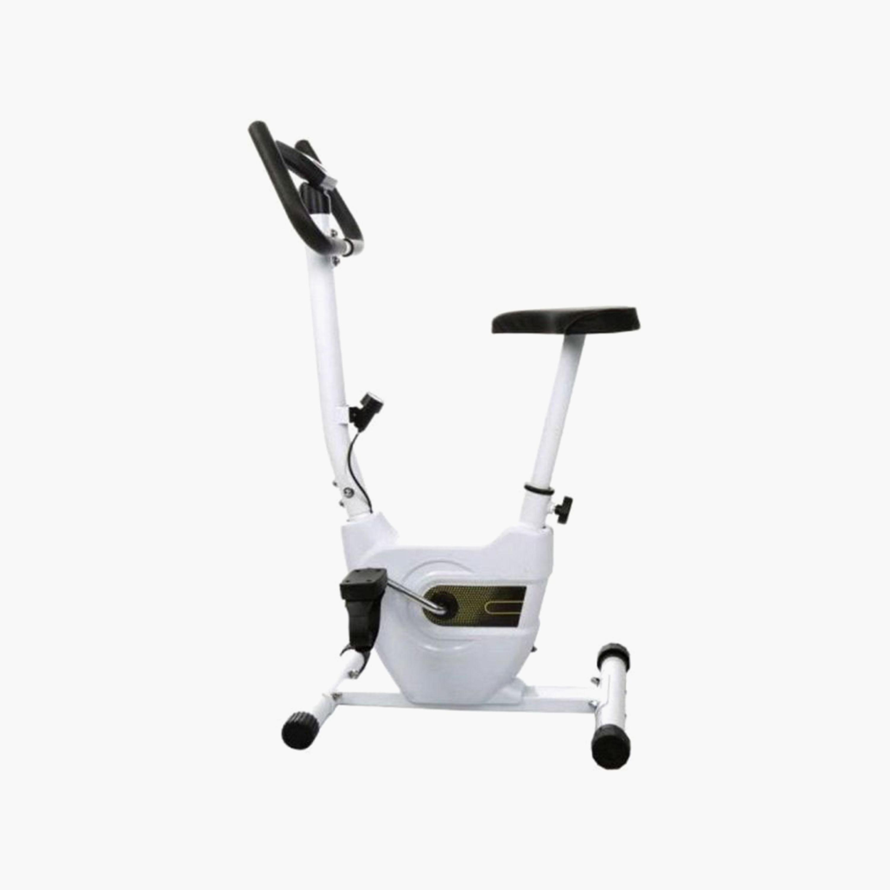 Slimming Exercise Bike, 80 x 46 x 118cm - White and Black-sports-gear-gym-image-1
