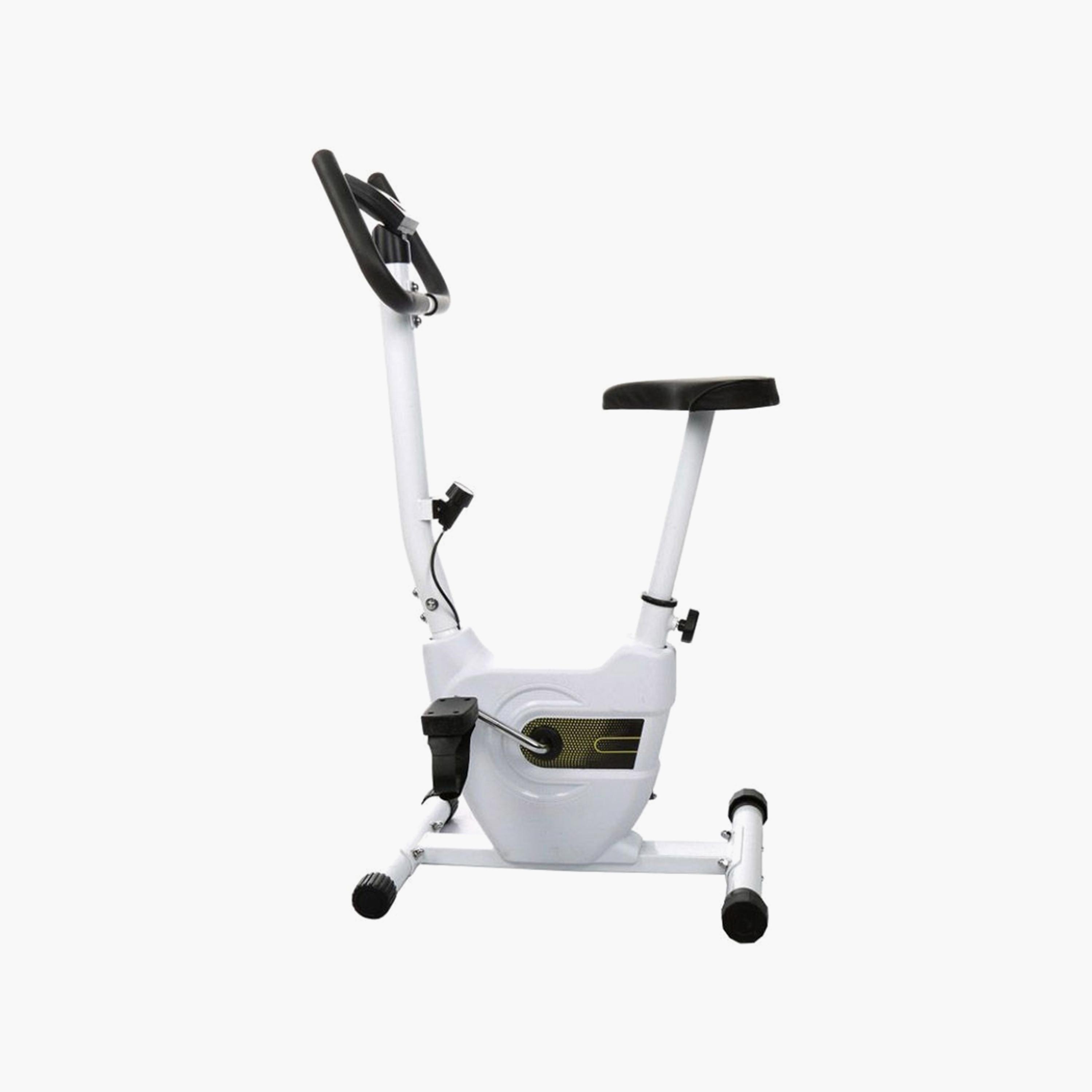 Exercise Bike, 11 Kg - White and Black-sports-gear-gym-image-1