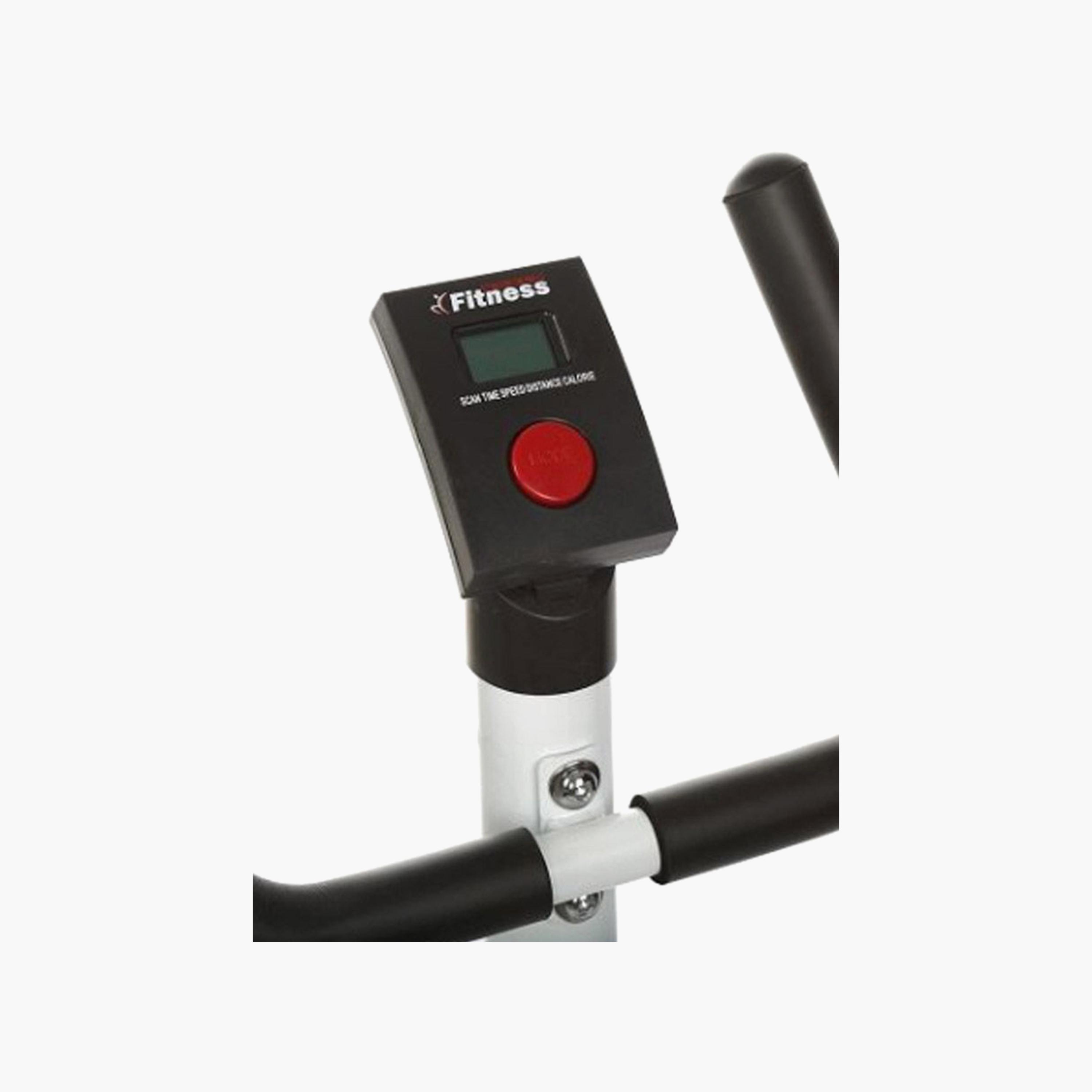 Exercise Bike, 11 Kg - White and Black-sports-gear-gym-image-2
