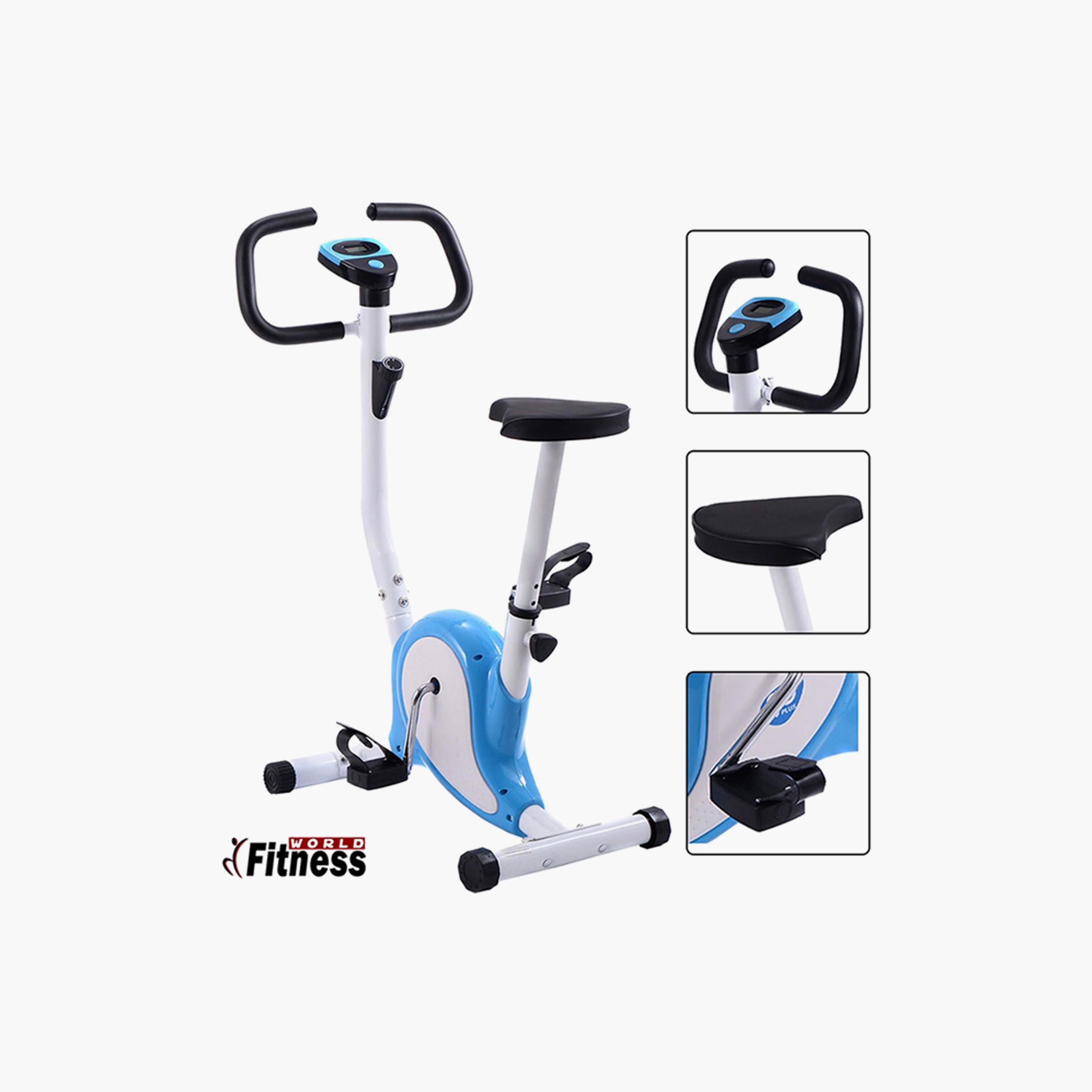 Home Fitness Exercise Bike, 45 x 41 x 100 cm - Multicolour-sports-gear-gym-image-2