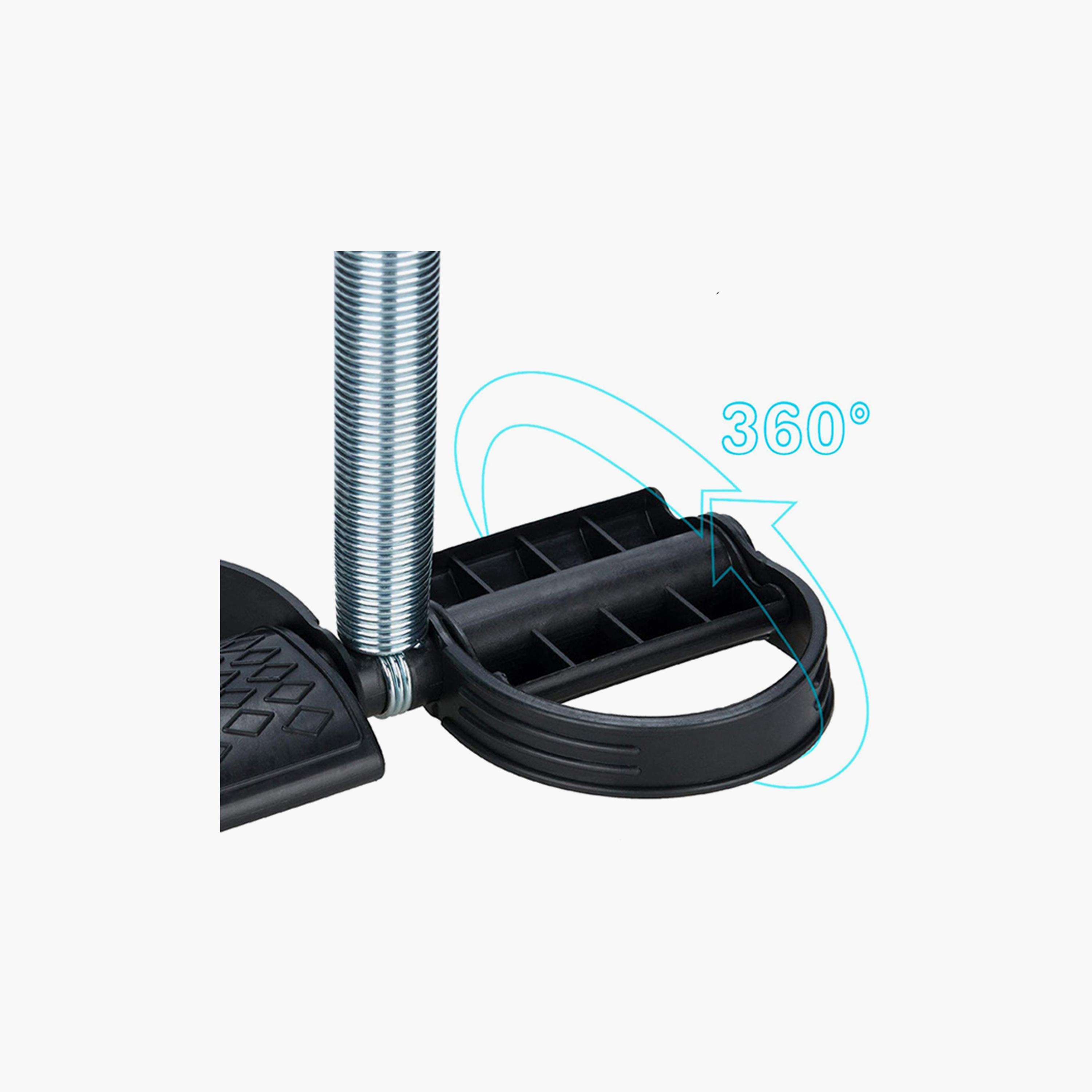 Exercise Tummy Trimmer - Silver and Black-sports-gear-gym-image-4